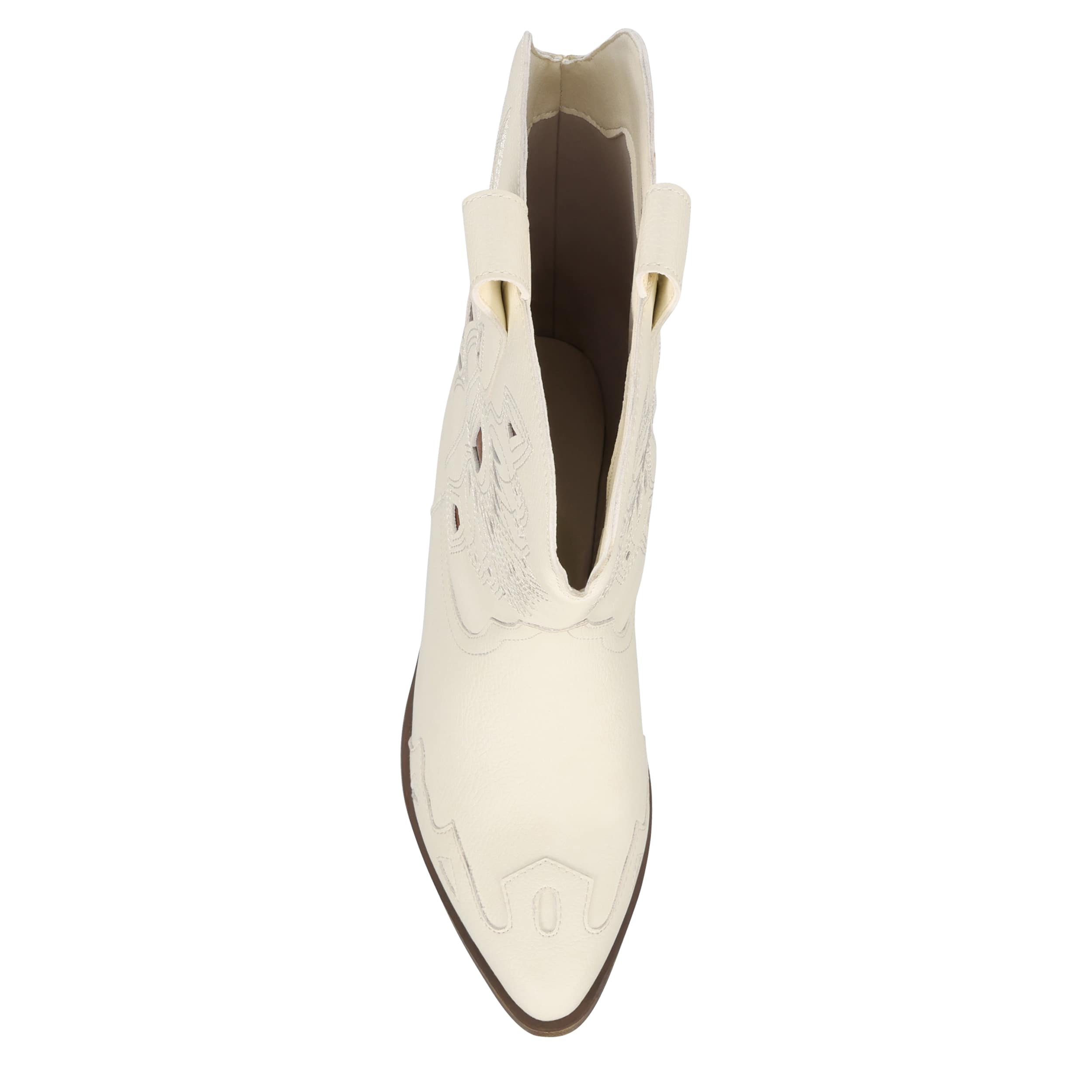COCONUTS-WOMENS BANDERA WESTERN BOOT-OFF WHITE & TAN