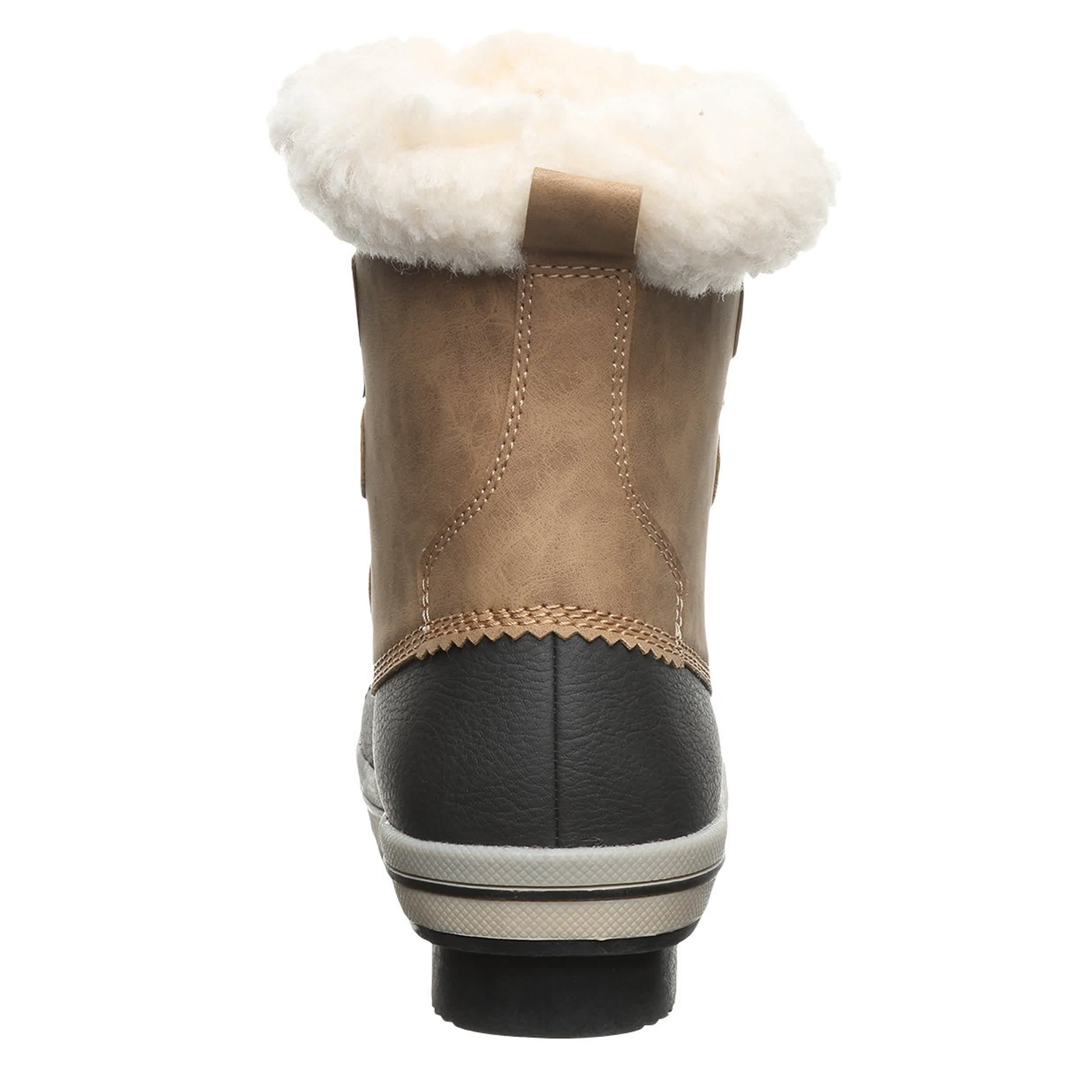 BEARPAW-WOMENS VIVIE DUCK BOOT-BROWN & 