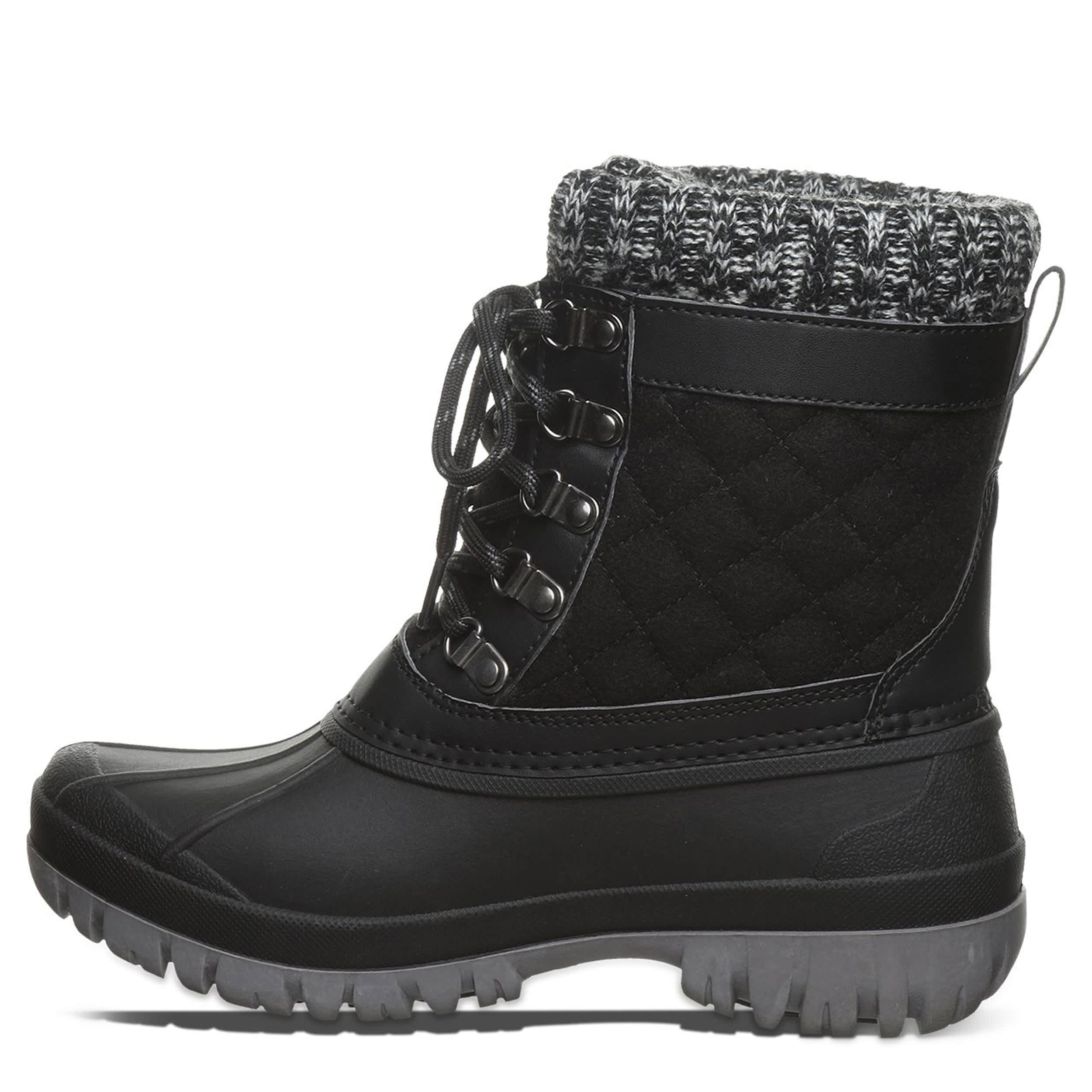 BEARPAW-WOMENS NADJA DUCK BOOT-BLACK & 