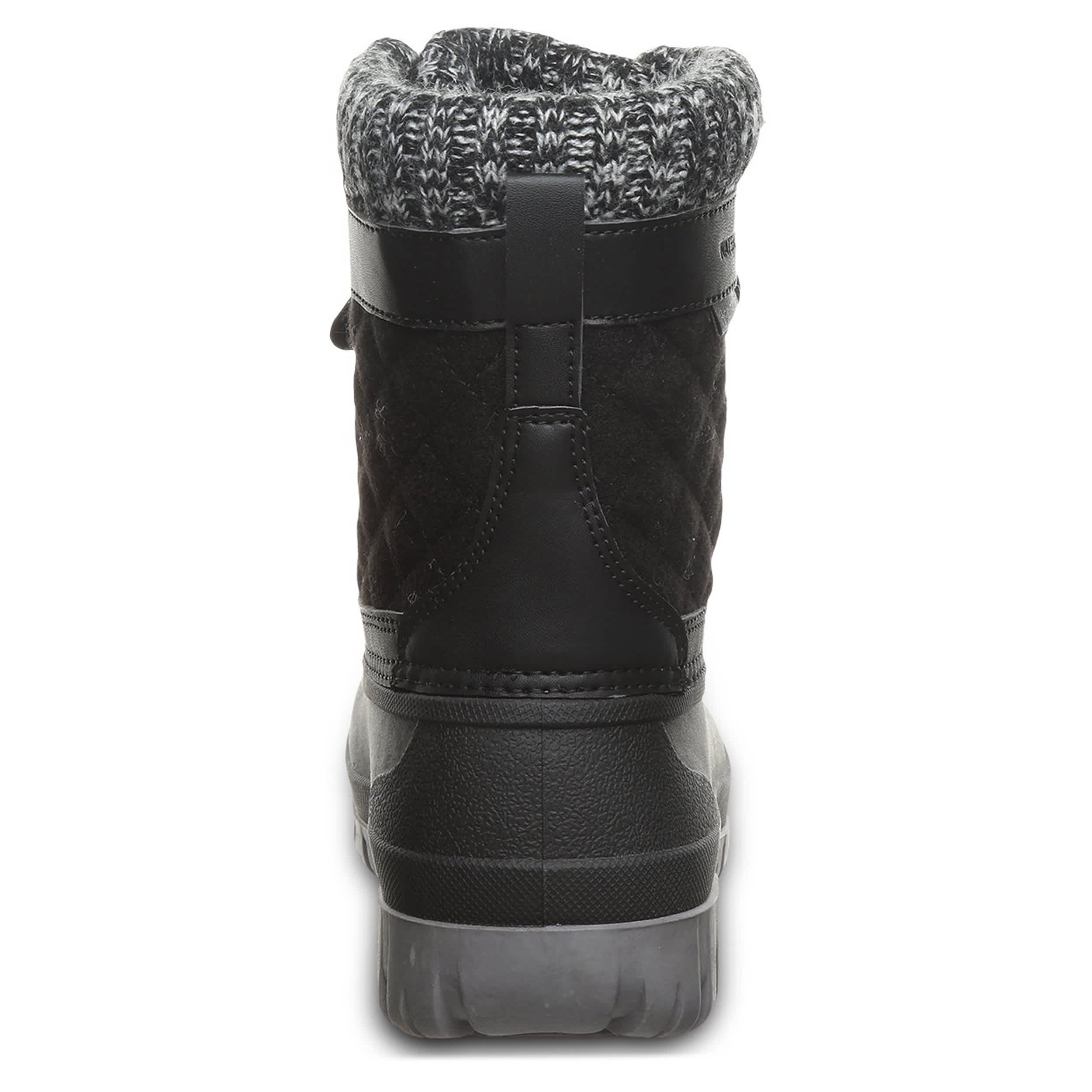 BEARPAW-WOMENS NADJA DUCK BOOT-BLACK & 