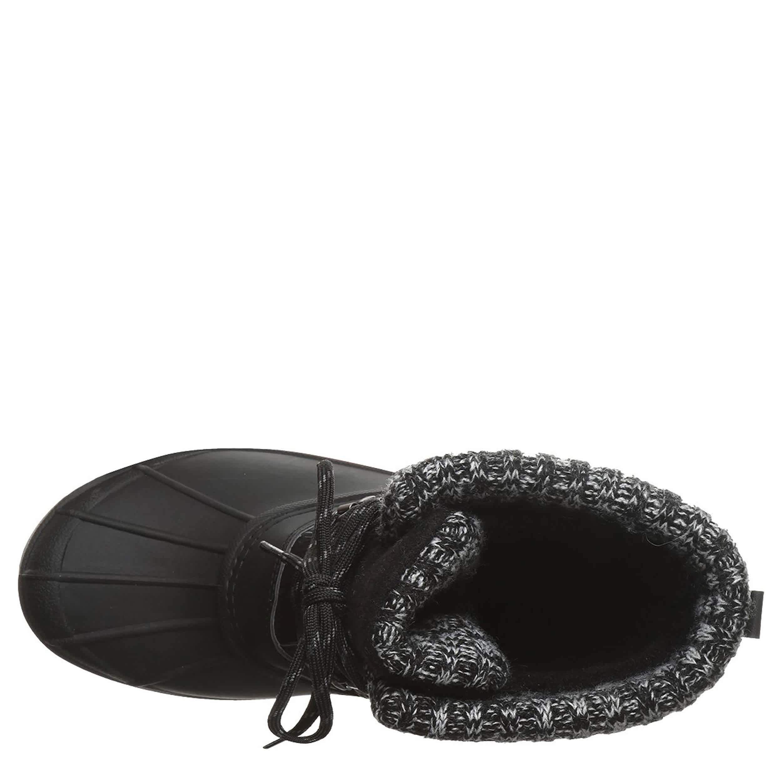 BEARPAW-WOMENS NADJA DUCK BOOT-BLACK & 