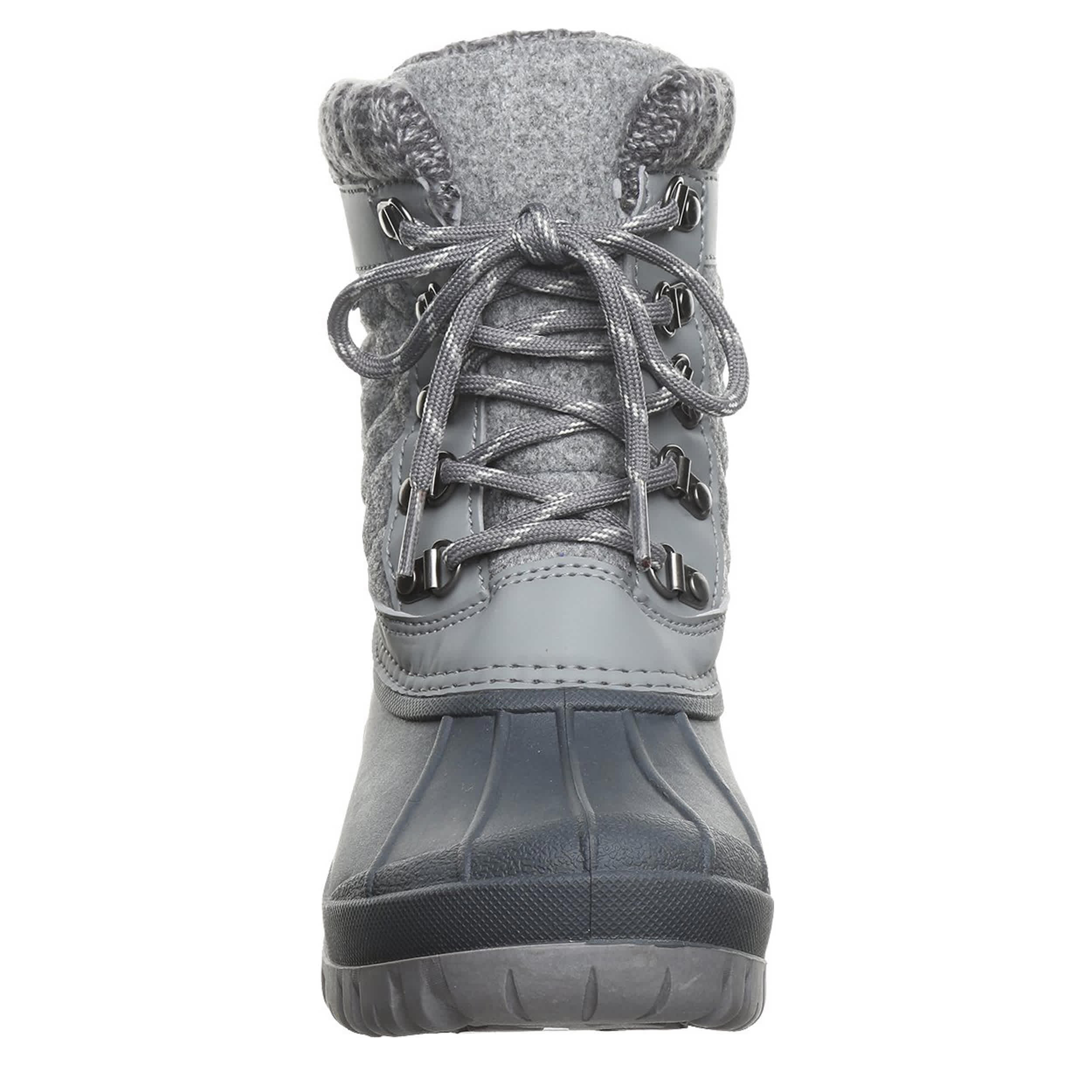 BEARPAW-WOMENS NADJA DUCK BOOT-DARK GREY & 