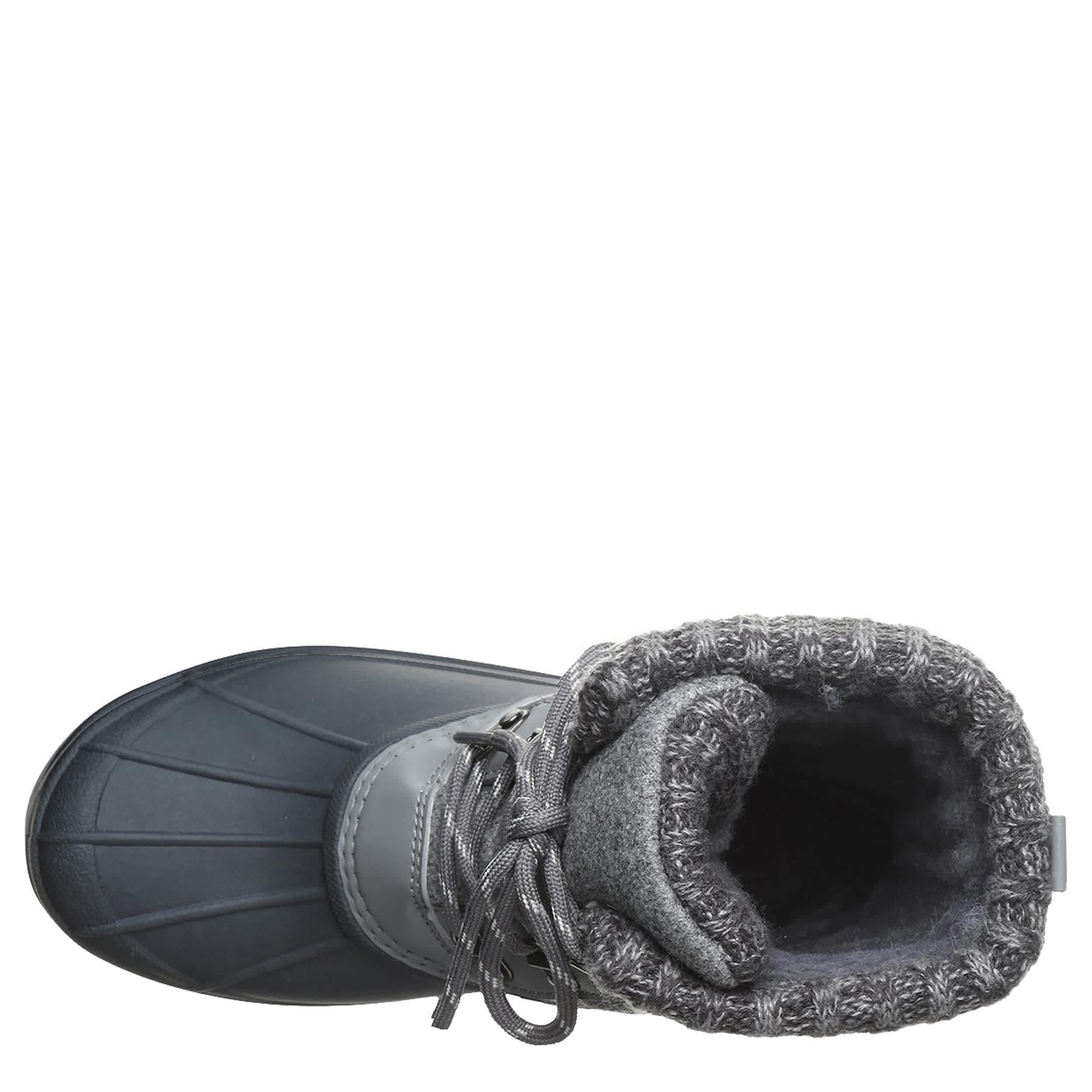BEARPAW-WOMENS NADJA DUCK BOOT-DARK GREY & 