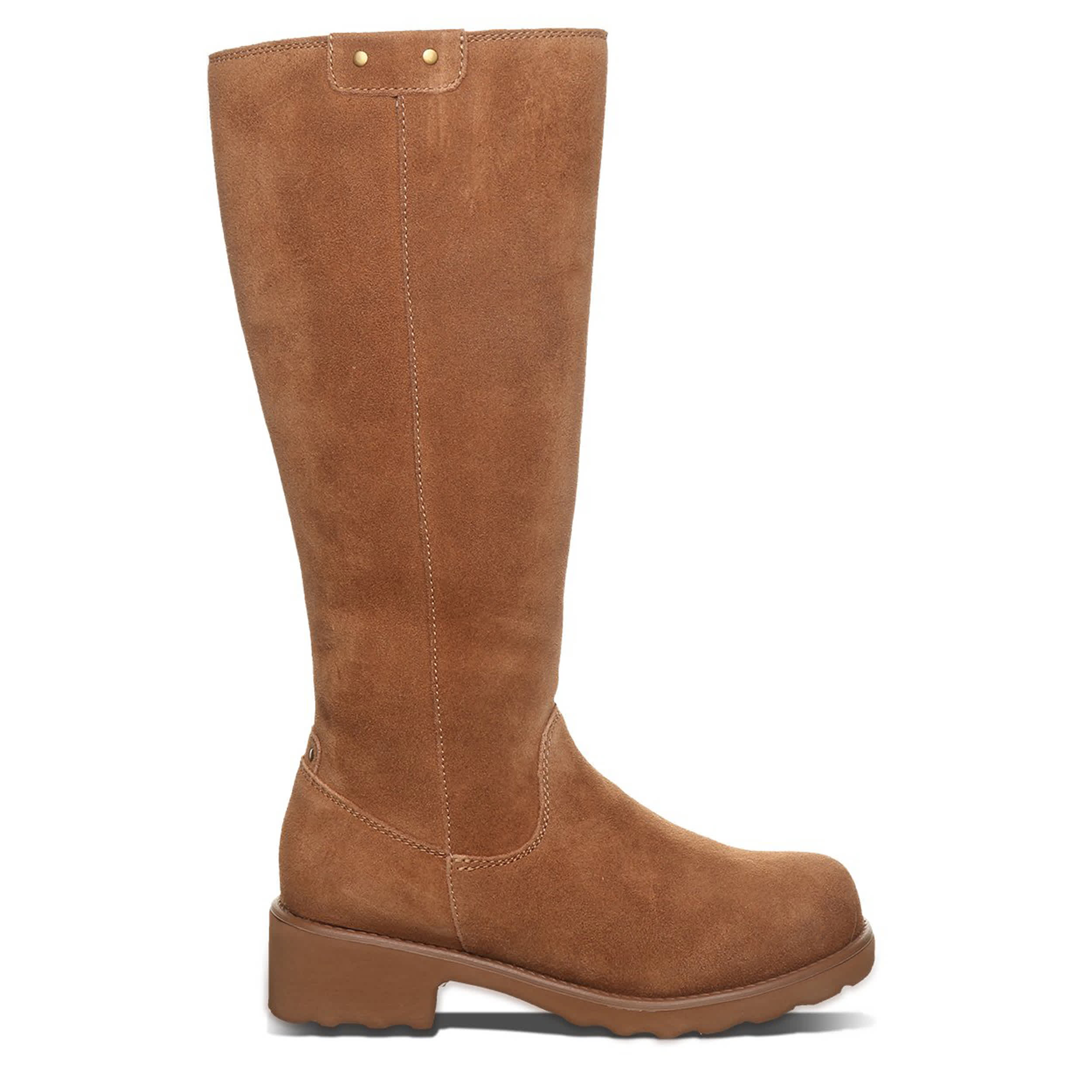 BEARPAW-WOMENS AUDRINA TALL BOOT-DARK TAN & 