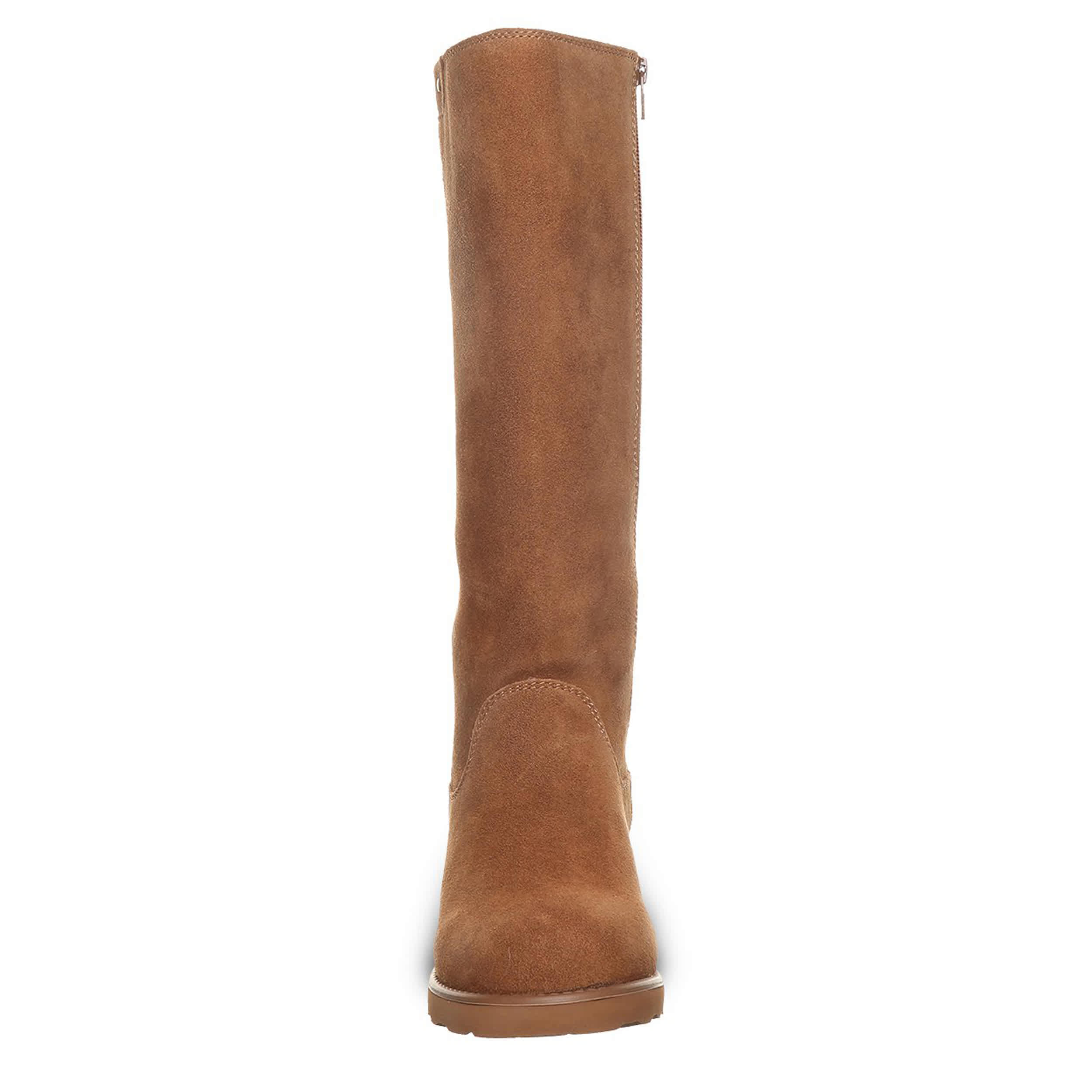 BEARPAW-WOMENS AUDRINA TALL BOOT-DARK TAN & 