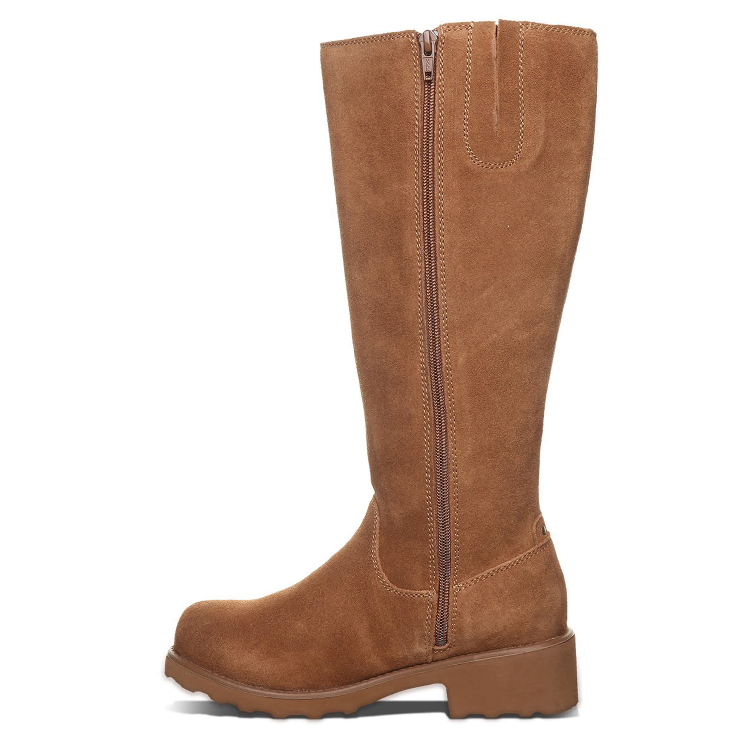 BEARPAW-WOMENS AUDRINA TALL BOOT-DARK TAN & 