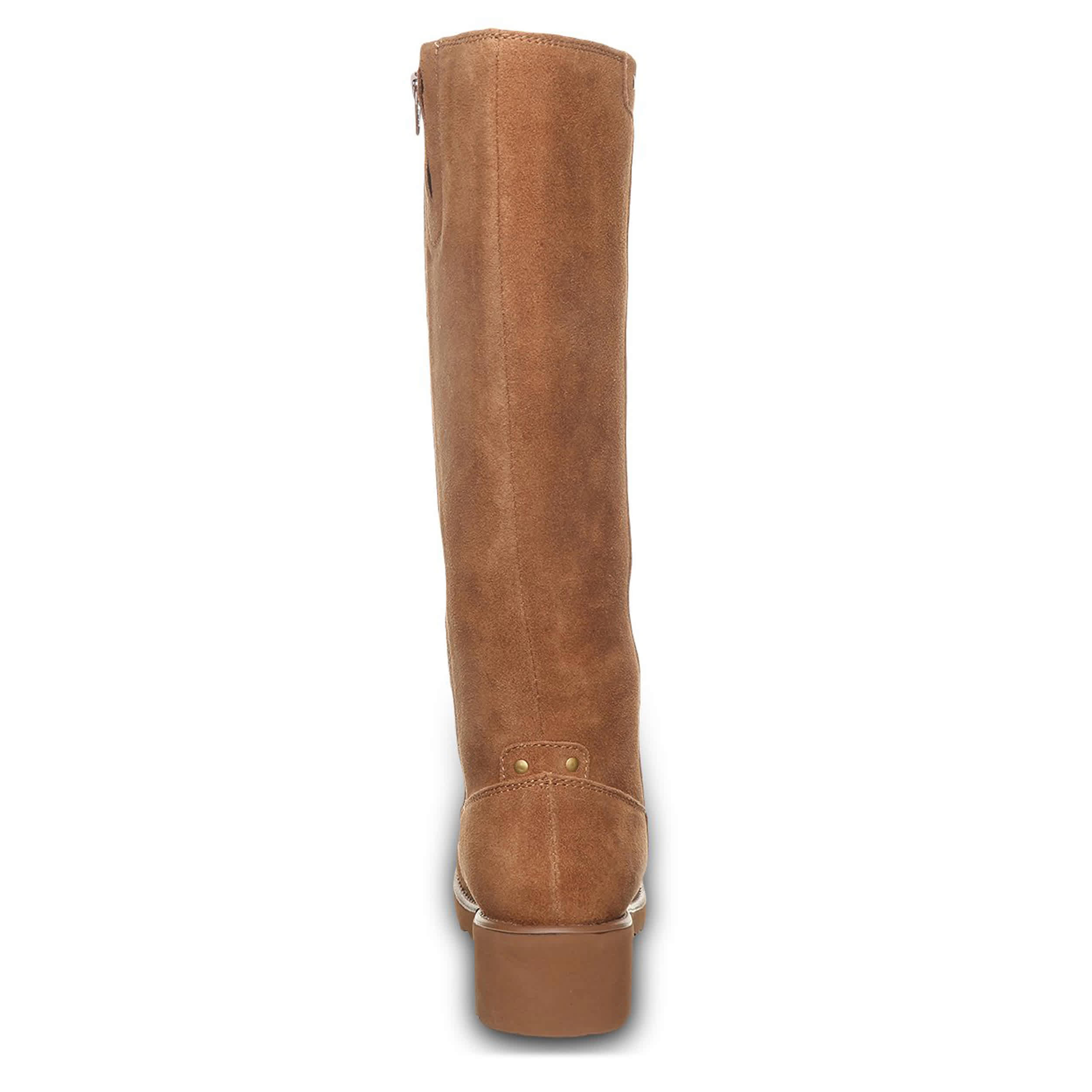 BEARPAW-WOMENS AUDRINA TALL BOOT-DARK TAN & 