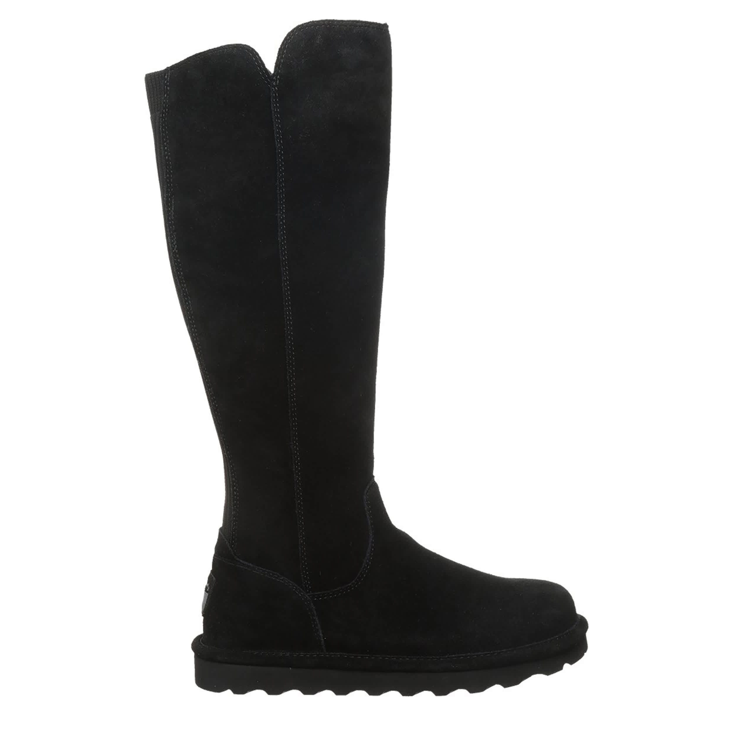BEARPAW-WOMENS GRACEY TALL BOOT-BLACK & 