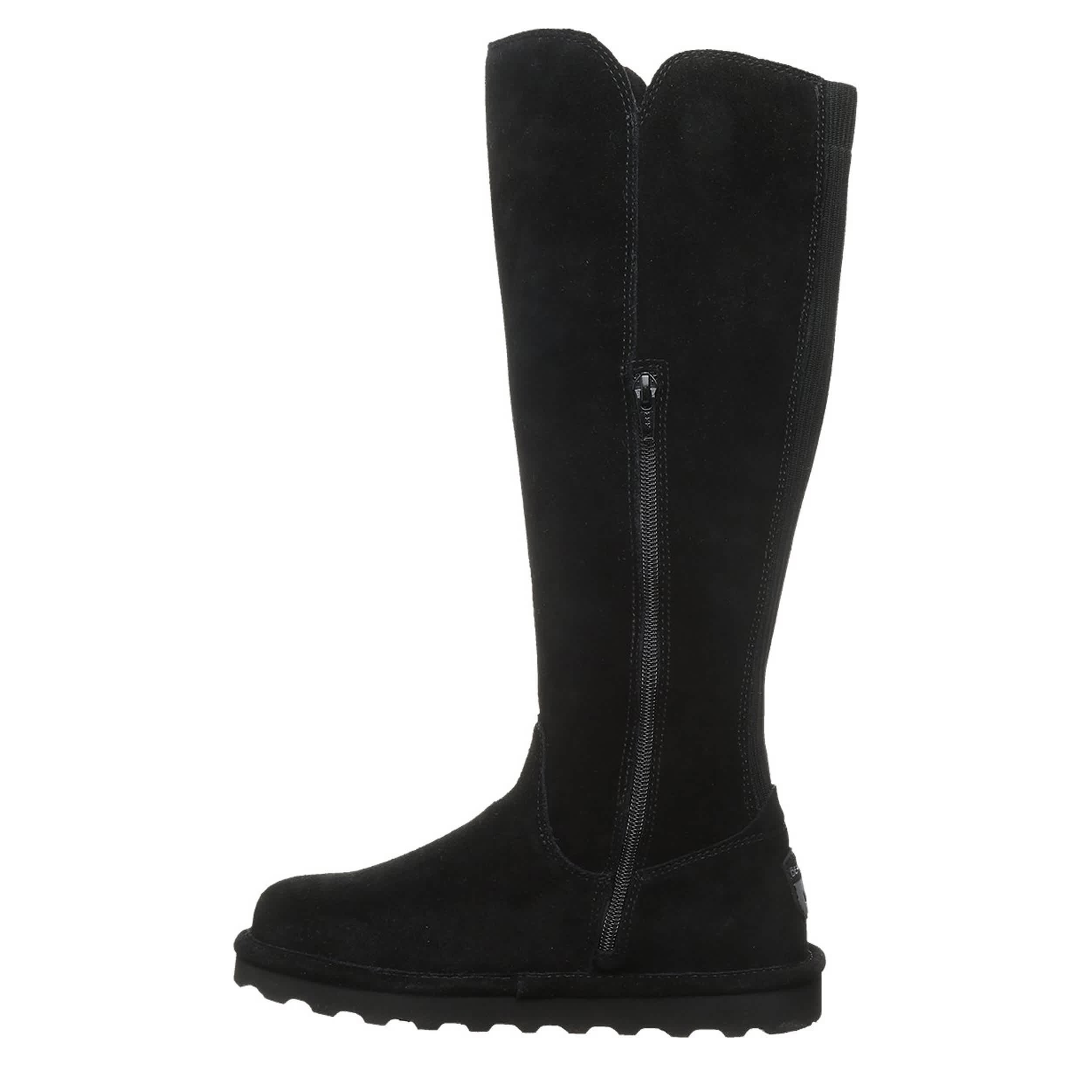 BEARPAW-WOMENS GRACEY TALL BOOT-BLACK & 