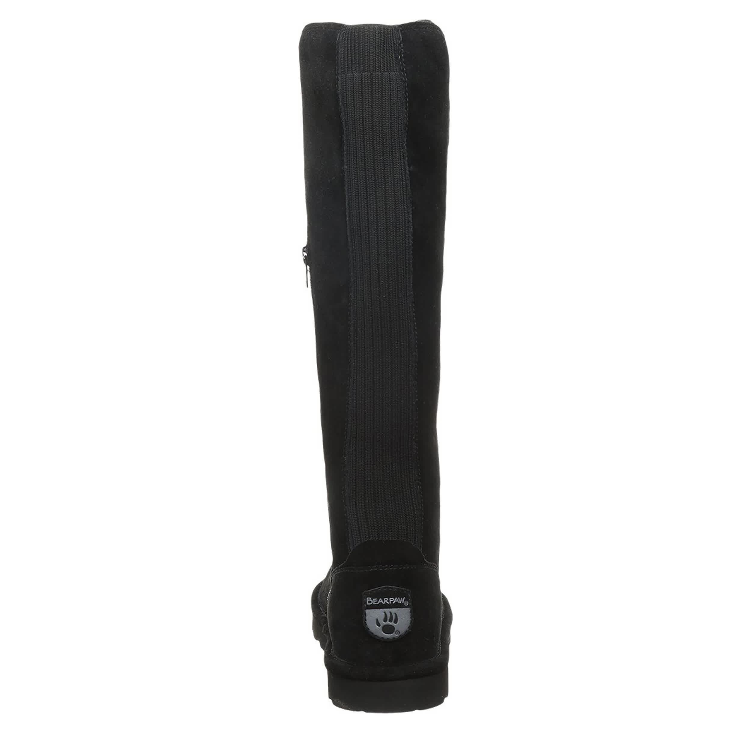 BEARPAW-WOMENS GRACEY TALL BOOT-BLACK & 
