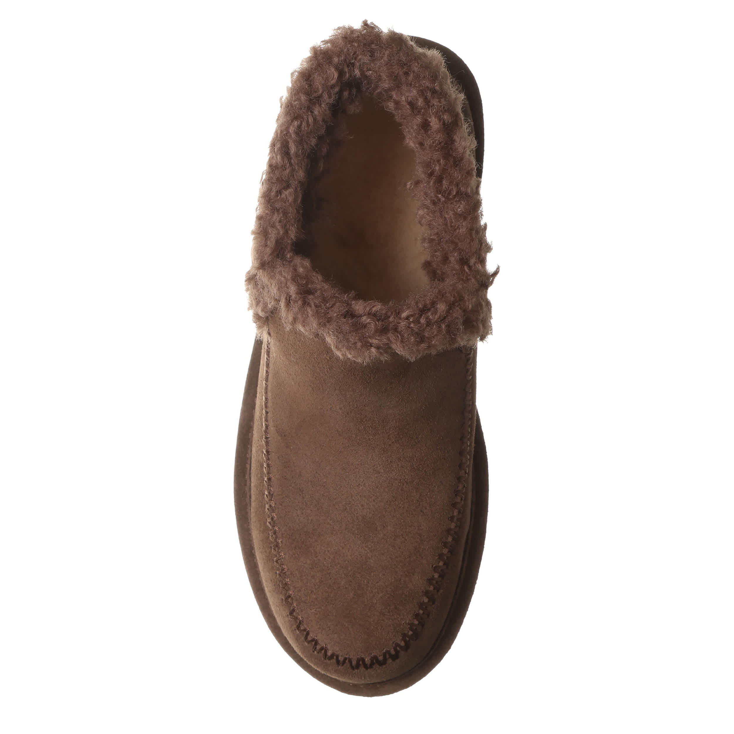 BEARPAW-WOMENS MAEVE FAUX FUR BOOT-CHOCOLATE & 