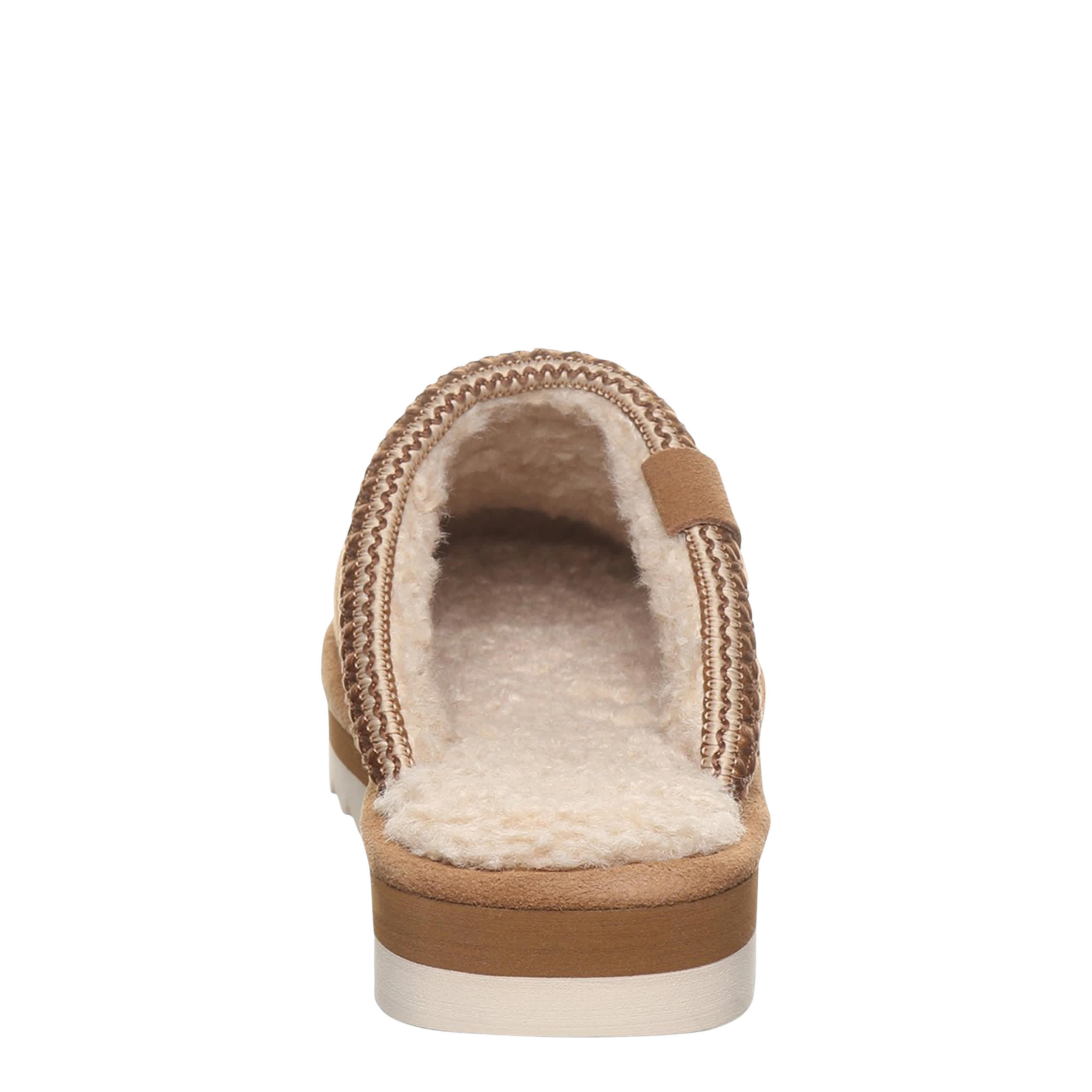 BEARPAW-WOMENS ARDEN WATER RESISTANT FAUX FUR BOOT-BROWN & 