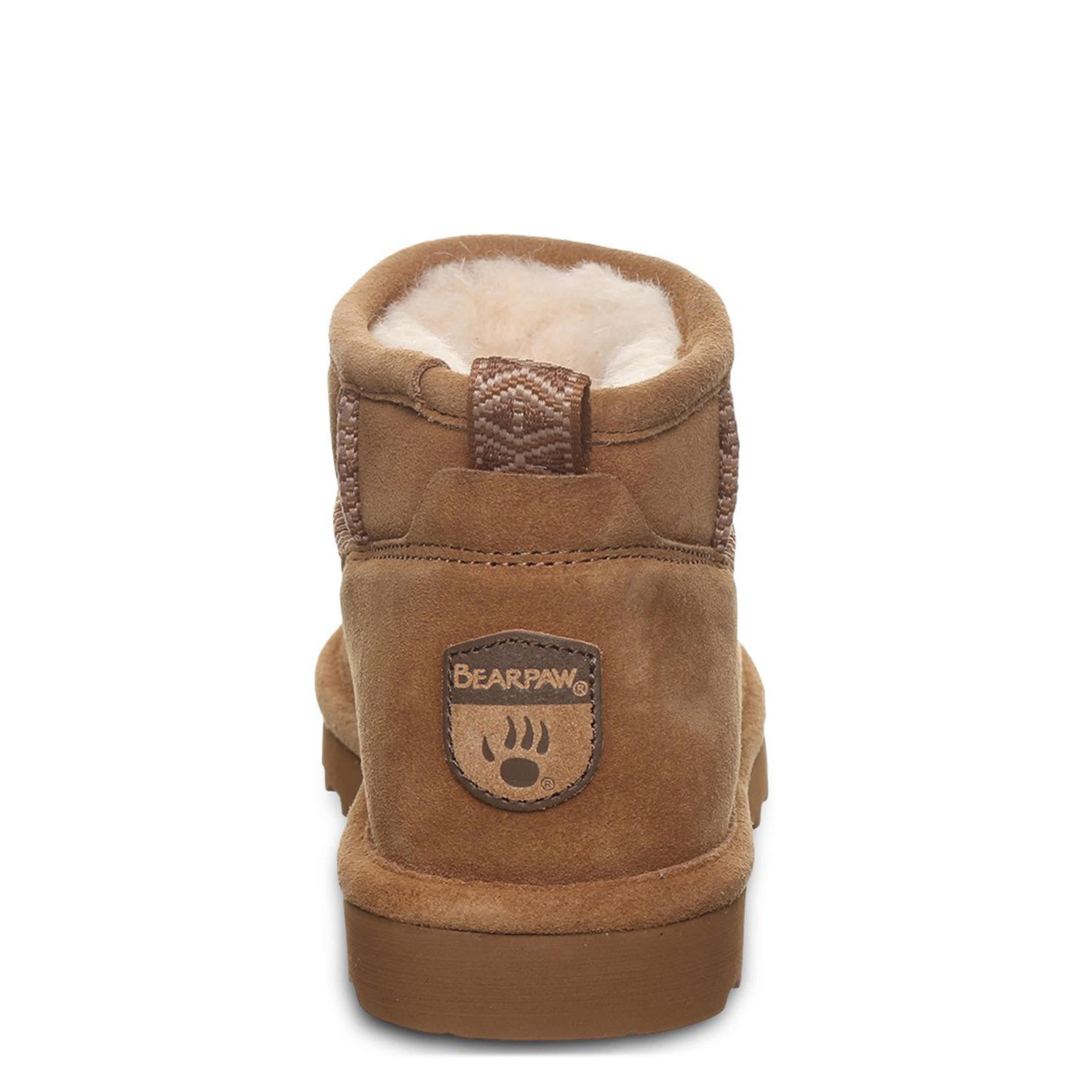 BEARPAW-WOMENS AKIRA FAUX FUR BOOT-BROWN & 