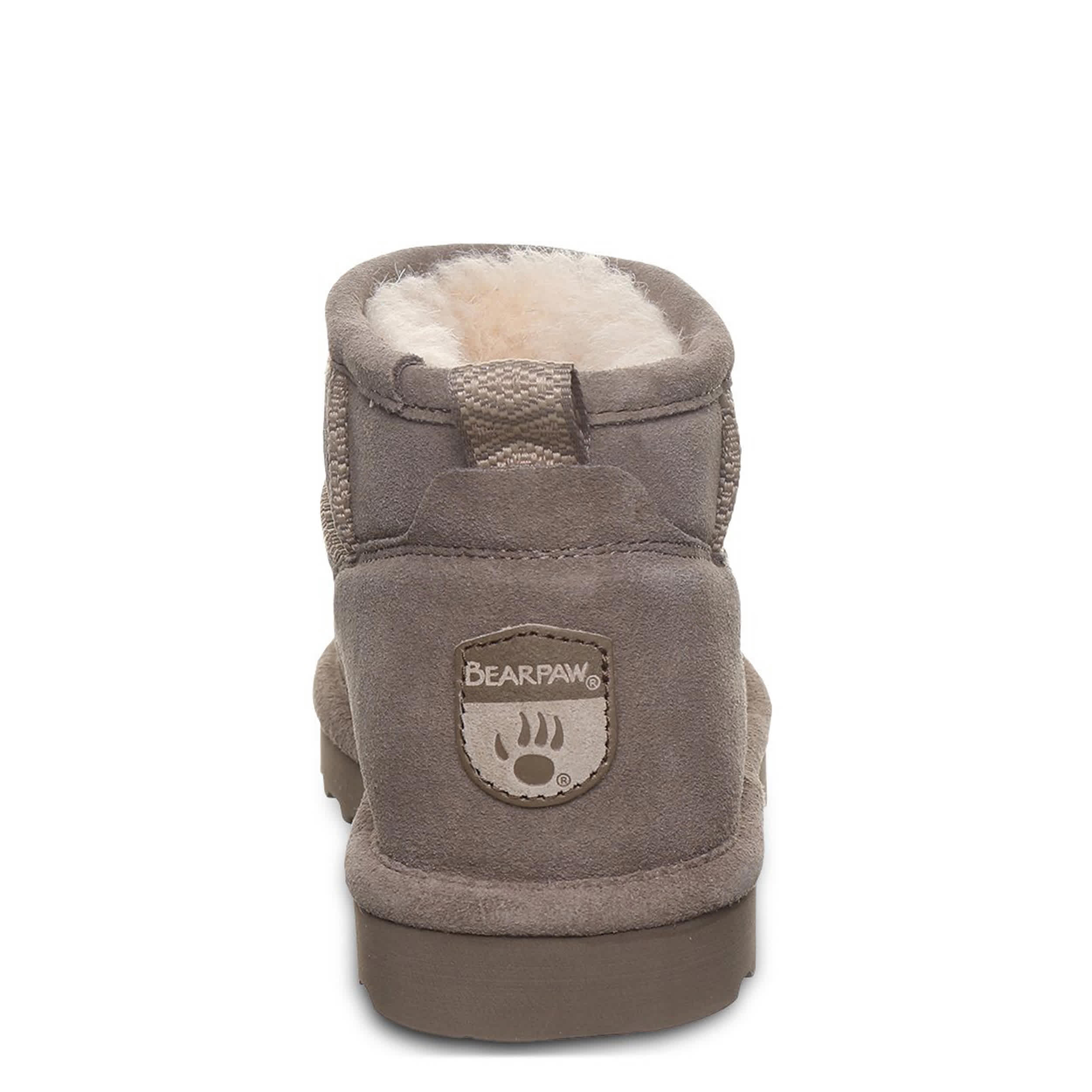 BEARPAW-WOMENS AKIRA FAUX FUR BOOT-MOCHA & 