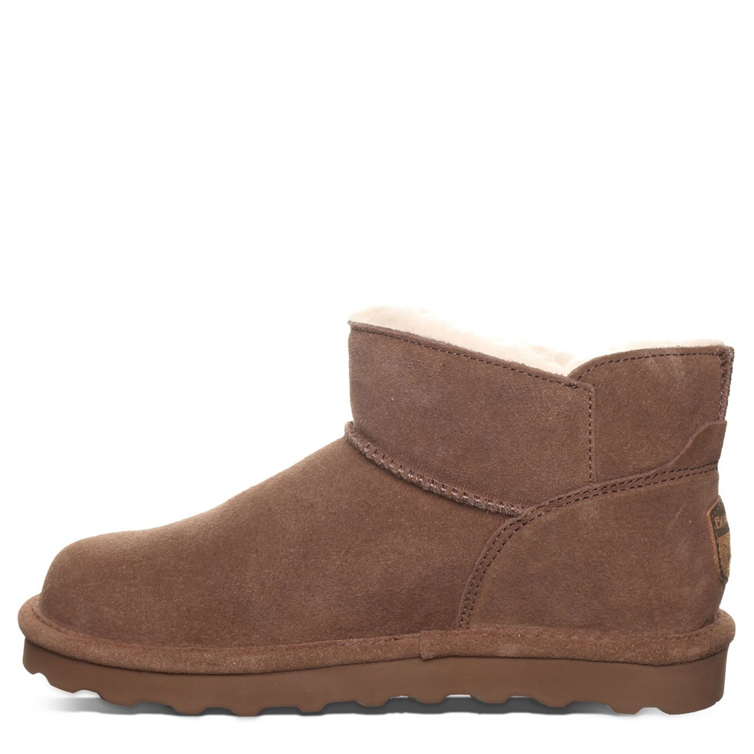 BEARPAW-WOMENS SAIGE FAUX FUR BOOT-CHOCOLATE & 