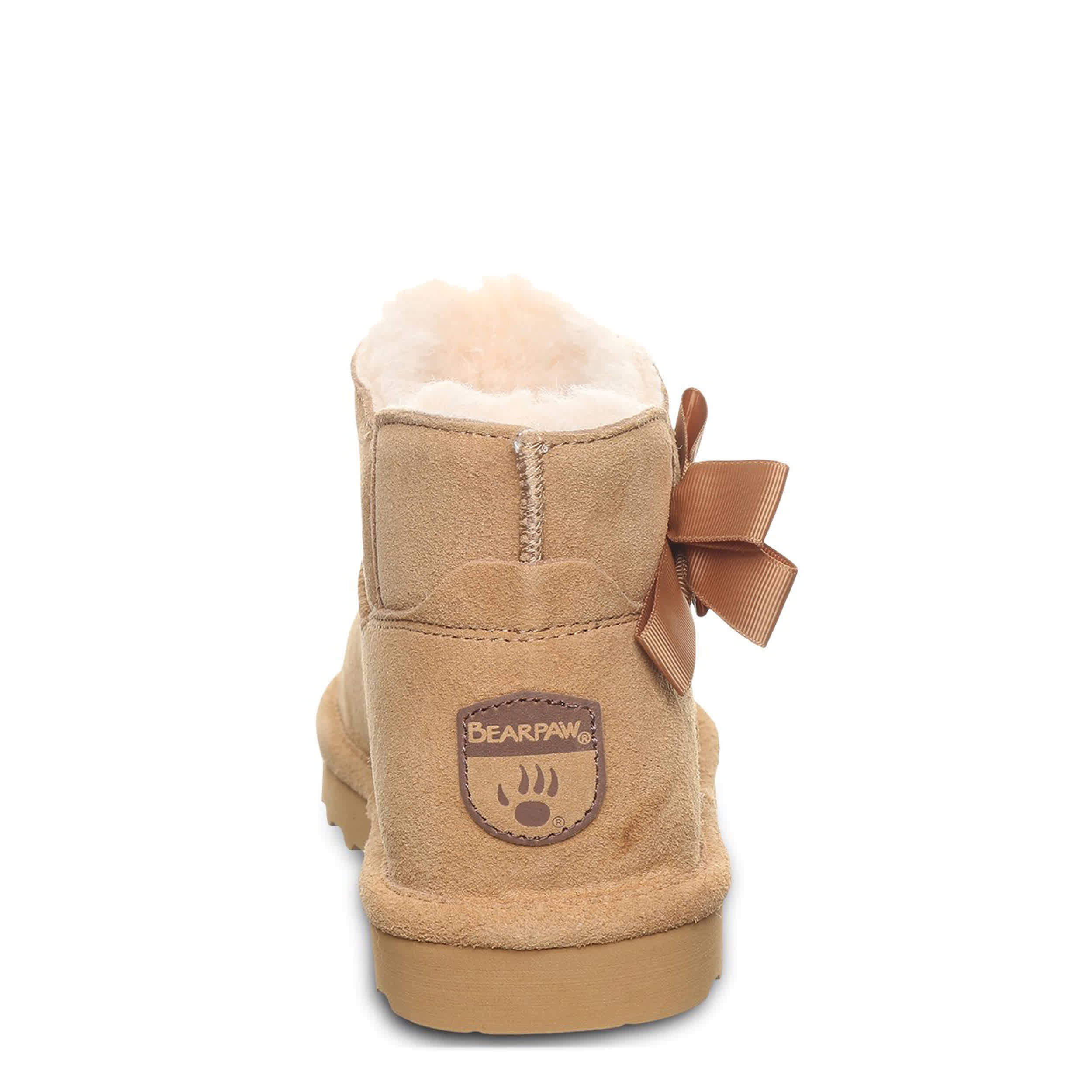 BEARPAW-WOMENS SAIGE FAUX FUR BOOT-COFFEE & 
