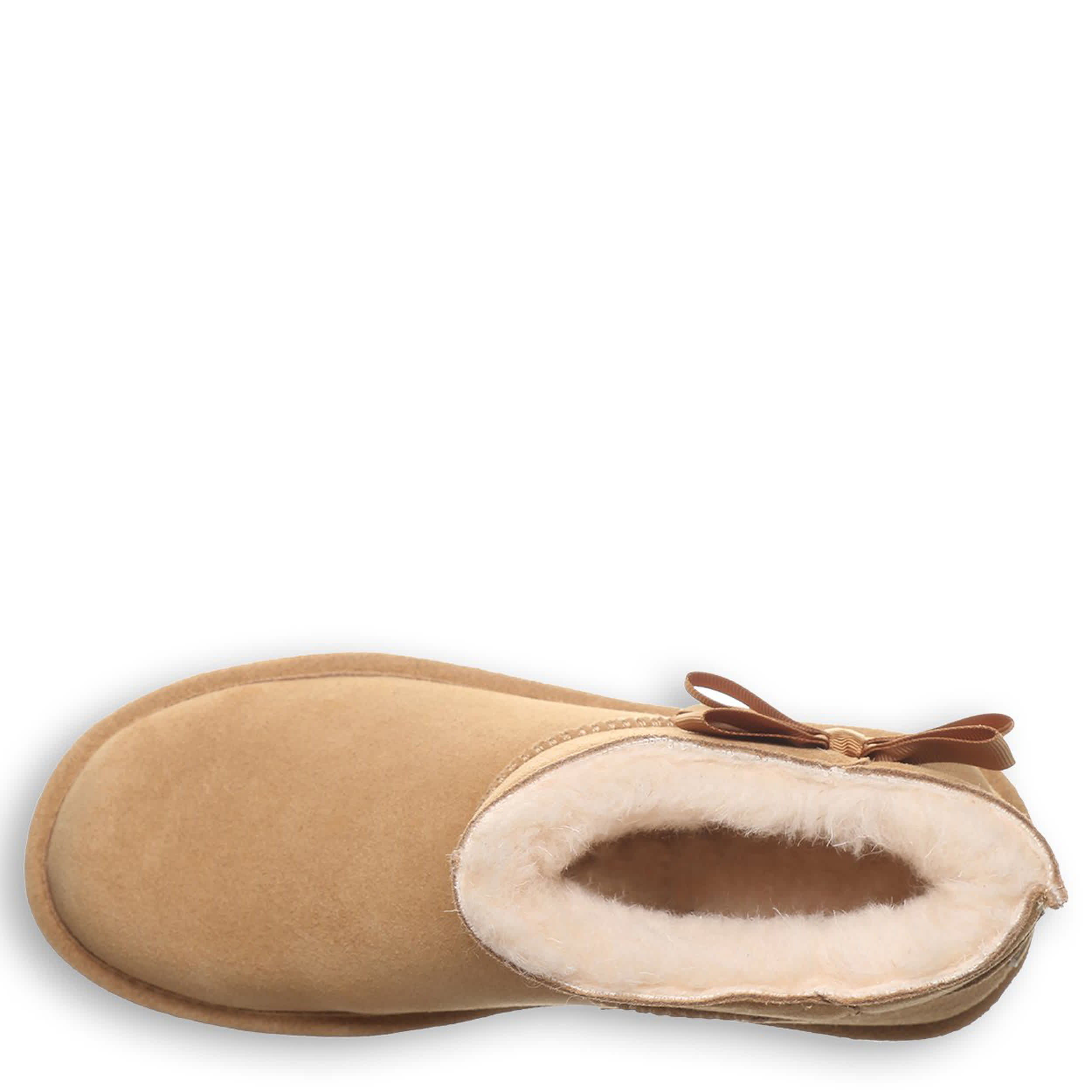BEARPAW-WOMENS SAIGE FAUX FUR BOOT-COFFEE & 