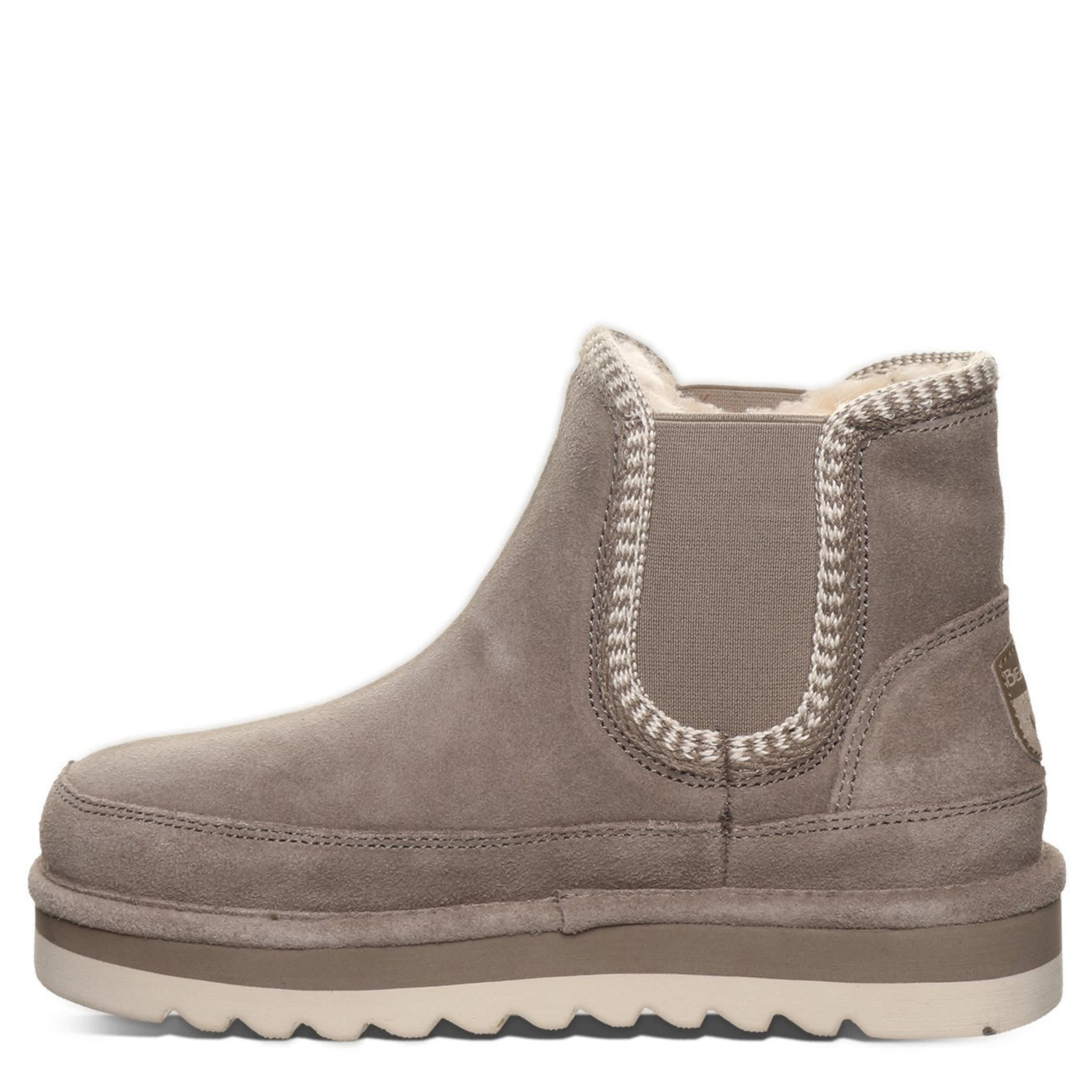 BEARPAW-WOMENS VIOLA FAUX FUR BOOT-MOCHA & 