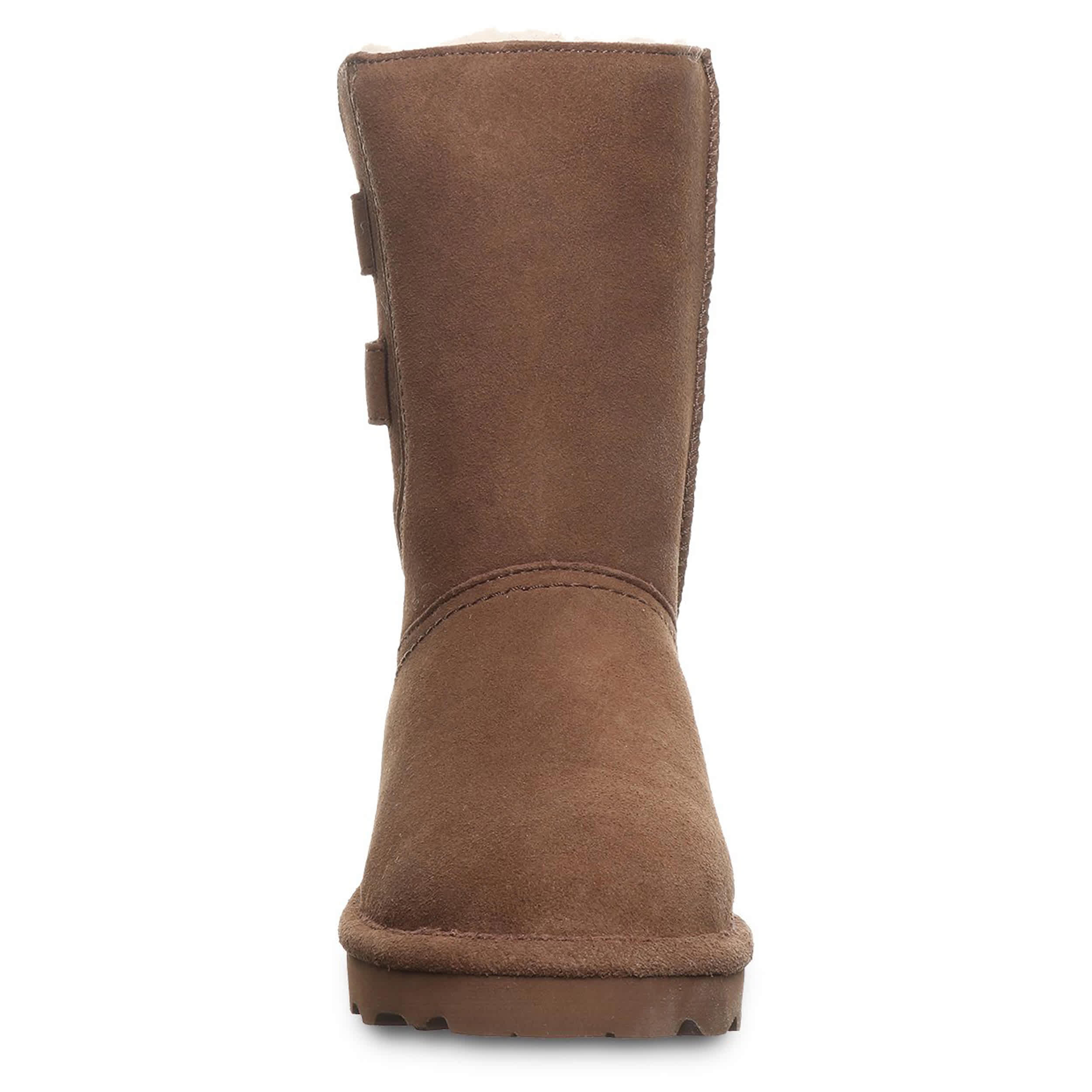BEARPAW-WOMENS AURELIA FUR BOOT-CHOCOLATE & 