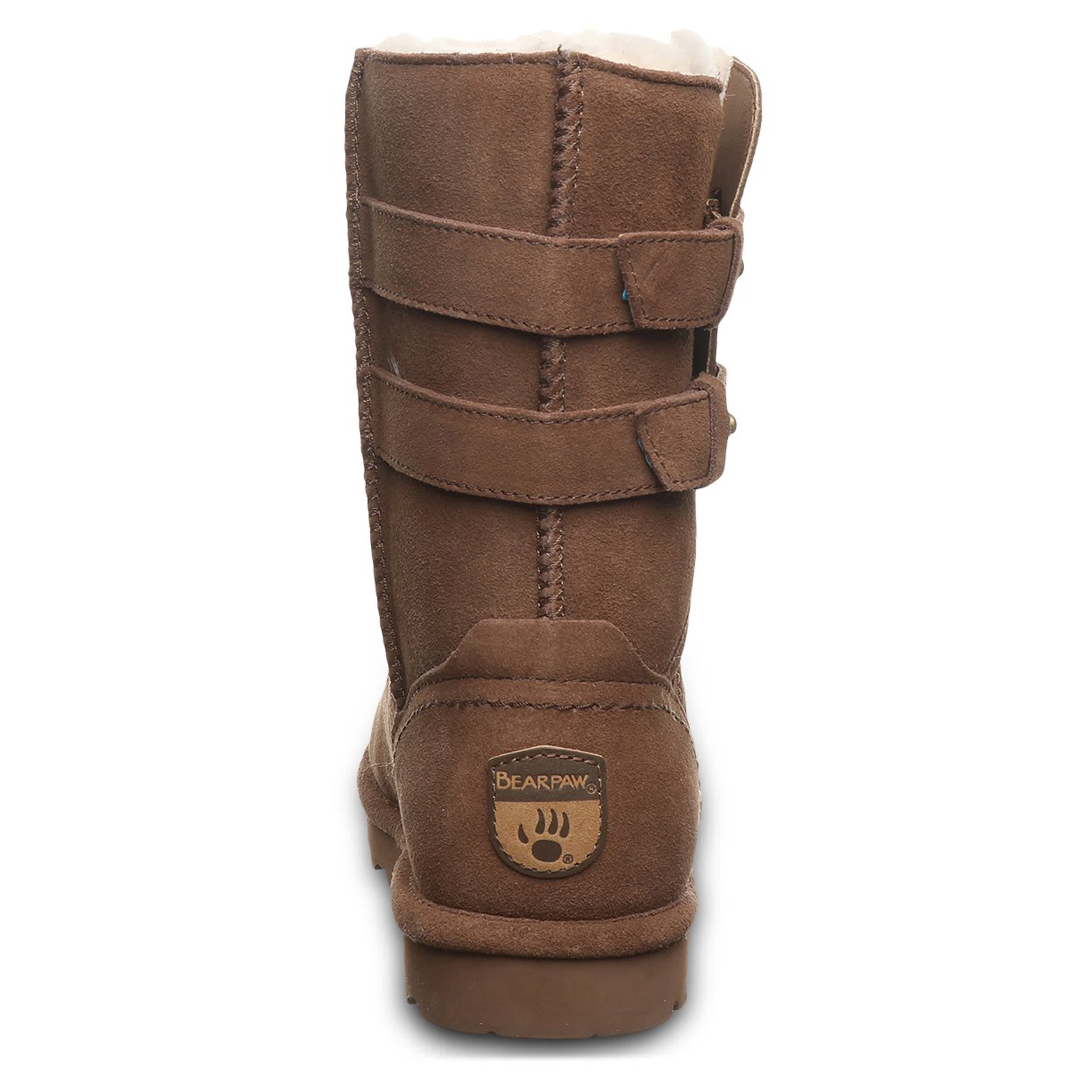 BEARPAW-WOMENS AURELIA FUR BOOT-CHOCOLATE & 