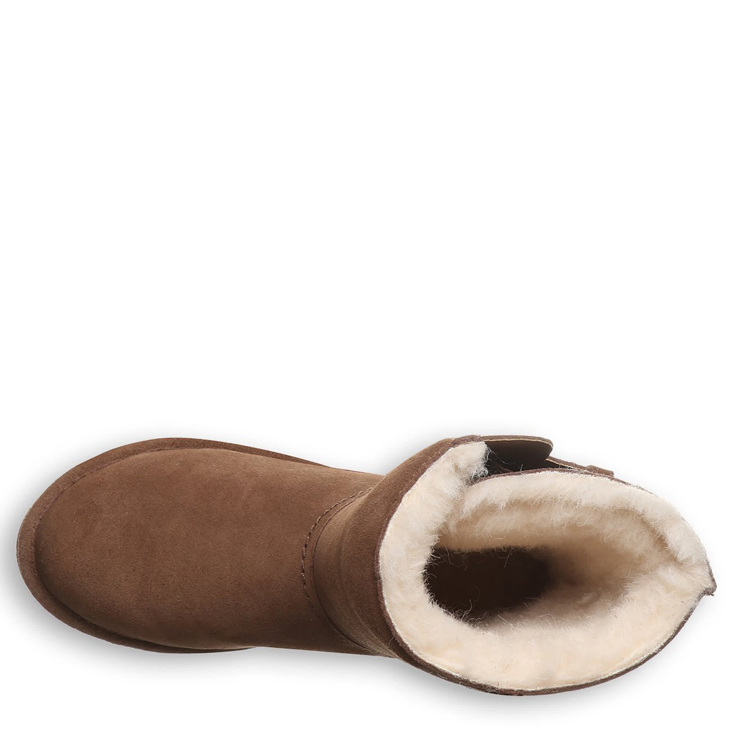 BEARPAW-WOMENS AURELIA FUR BOOT-CHOCOLATE & 