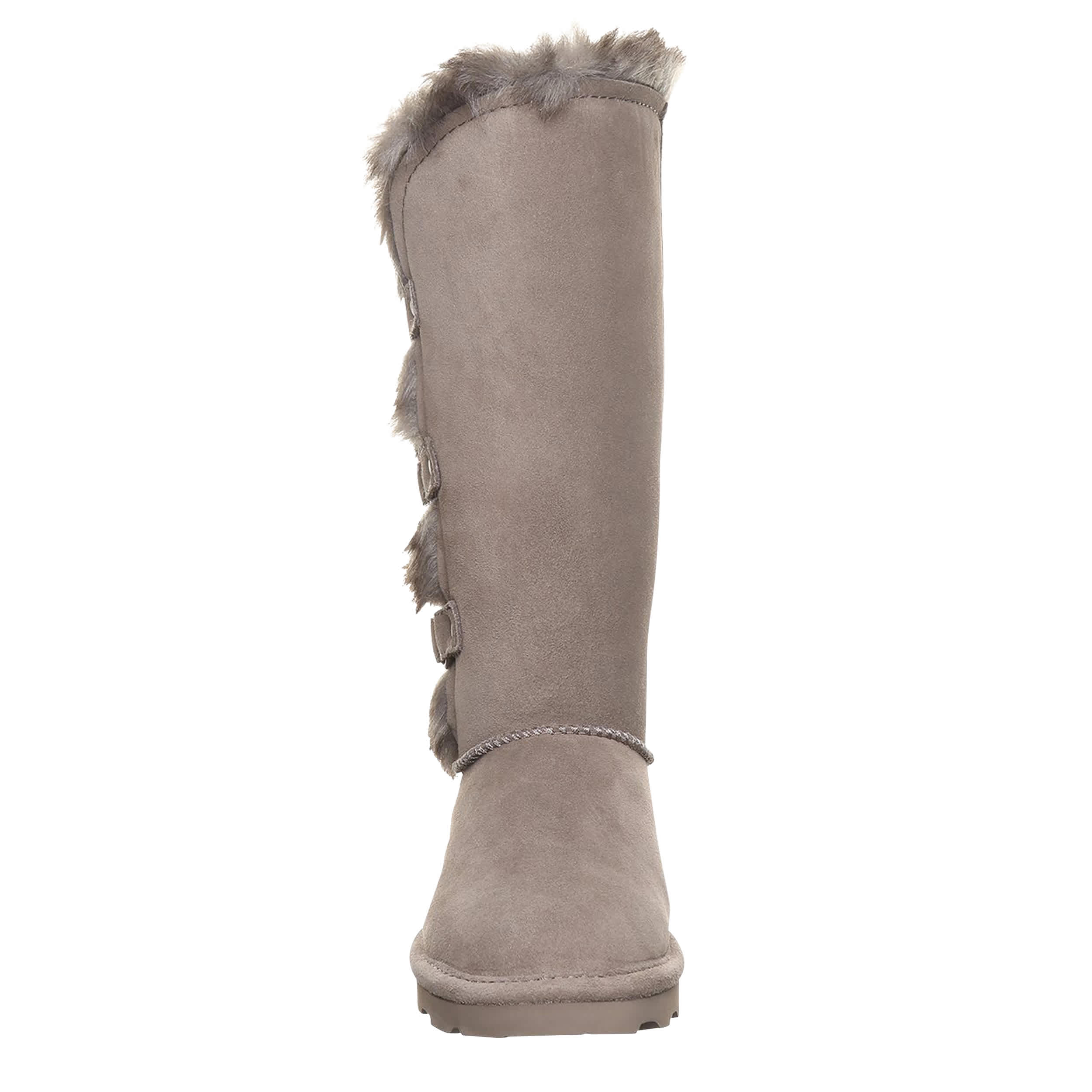 BEARPAW-WOMENS EMERY II FAUX FUR BOOT-MOCHA & 