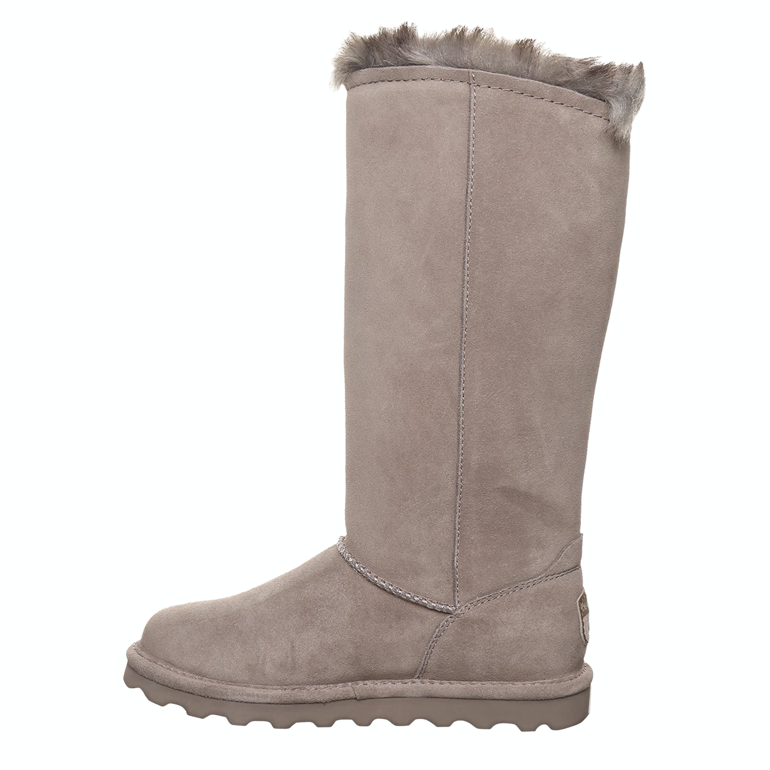 BEARPAW-WOMENS EMERY II FAUX FUR BOOT-MOCHA & 