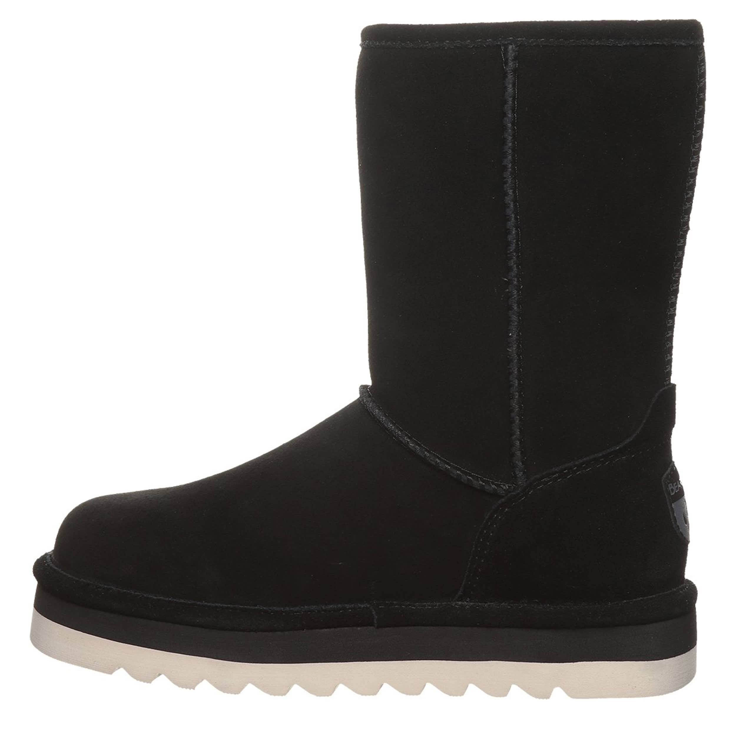 BEARPAW-WOMENS KIMIA FAUX FUR BOOT-BLACK & 
