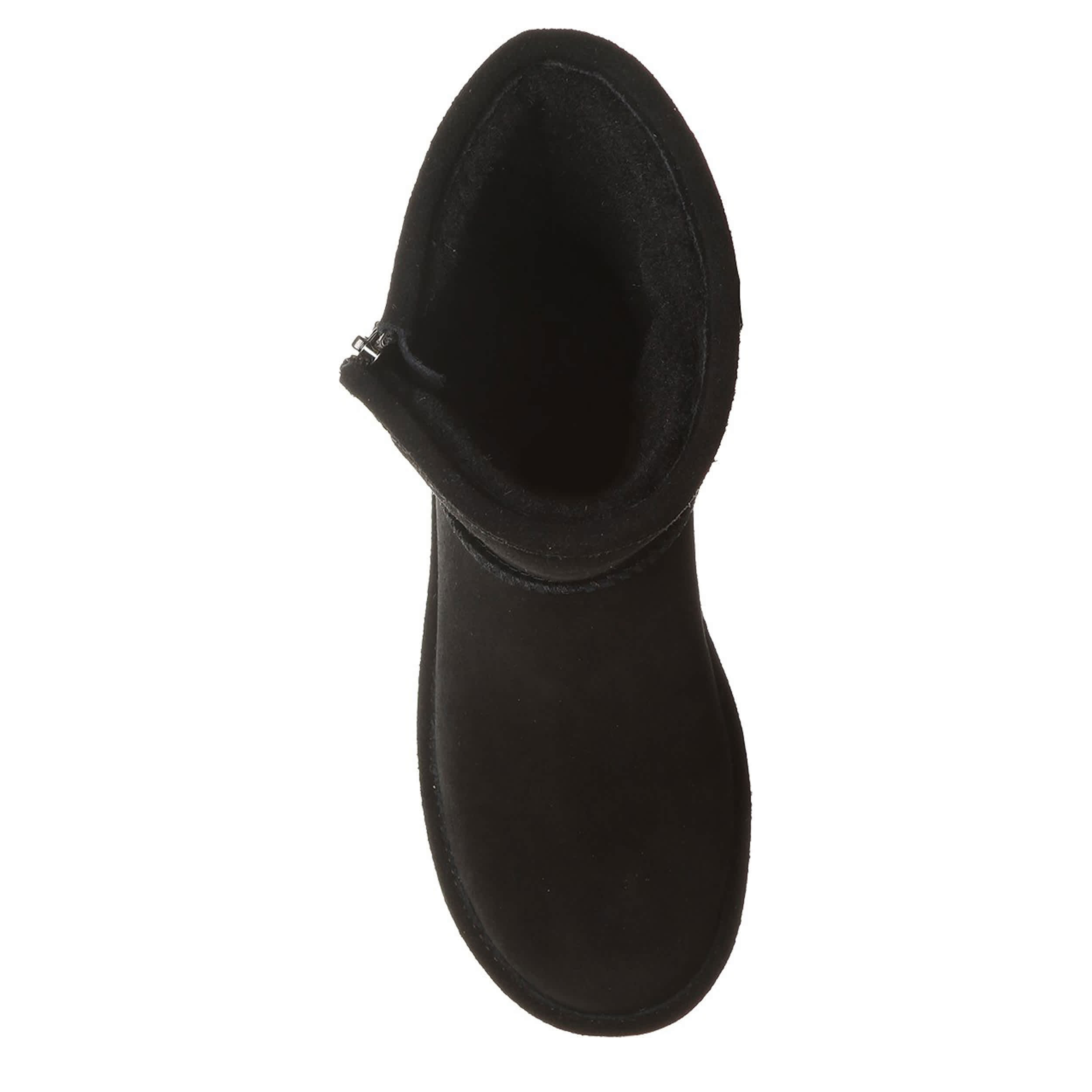 BEARPAW-WOMENS KIMIA FAUX FUR BOOT-BLACK & 