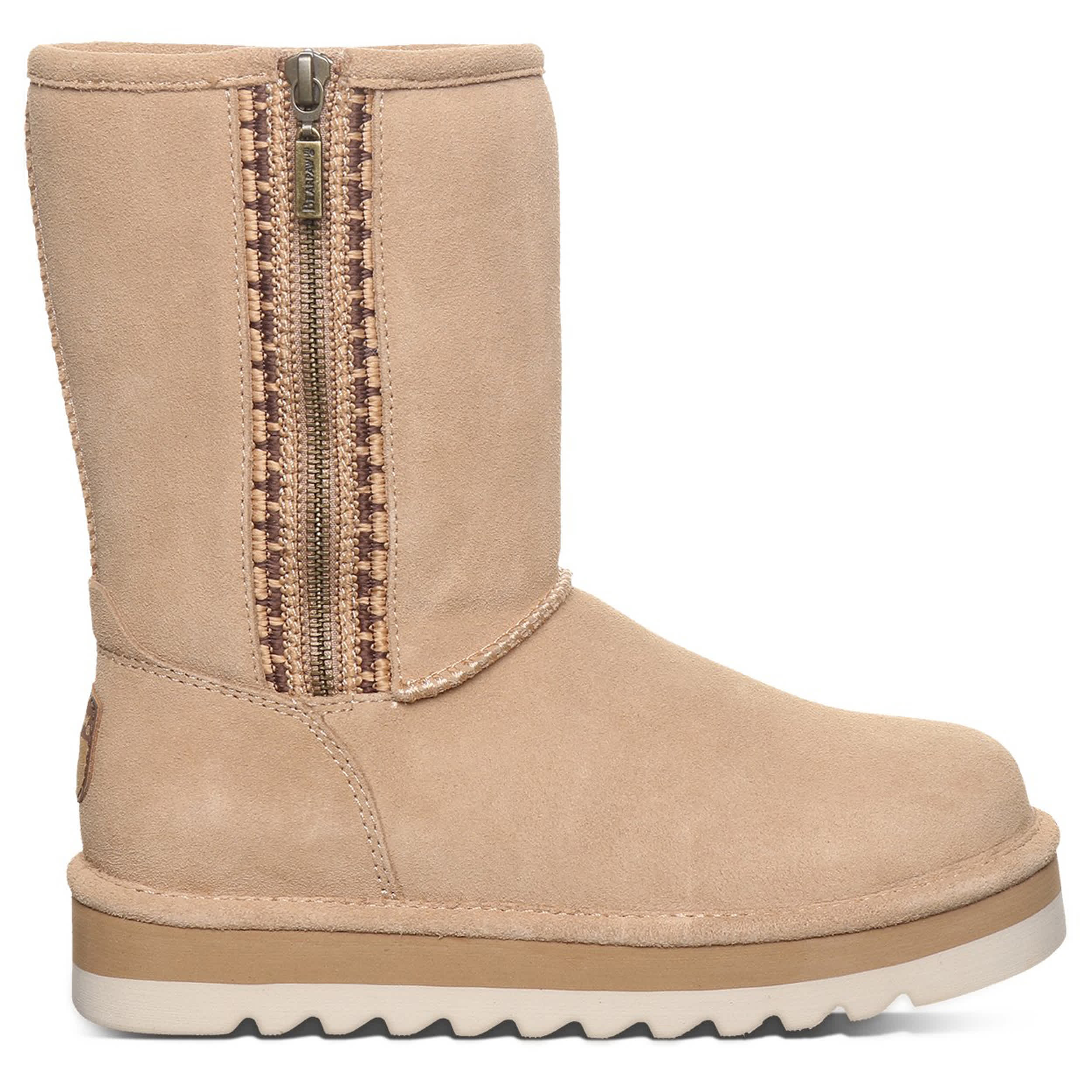 BEARPAW-WOMENS KIMIA FAUX FUR BOOT-FRAPPE & 