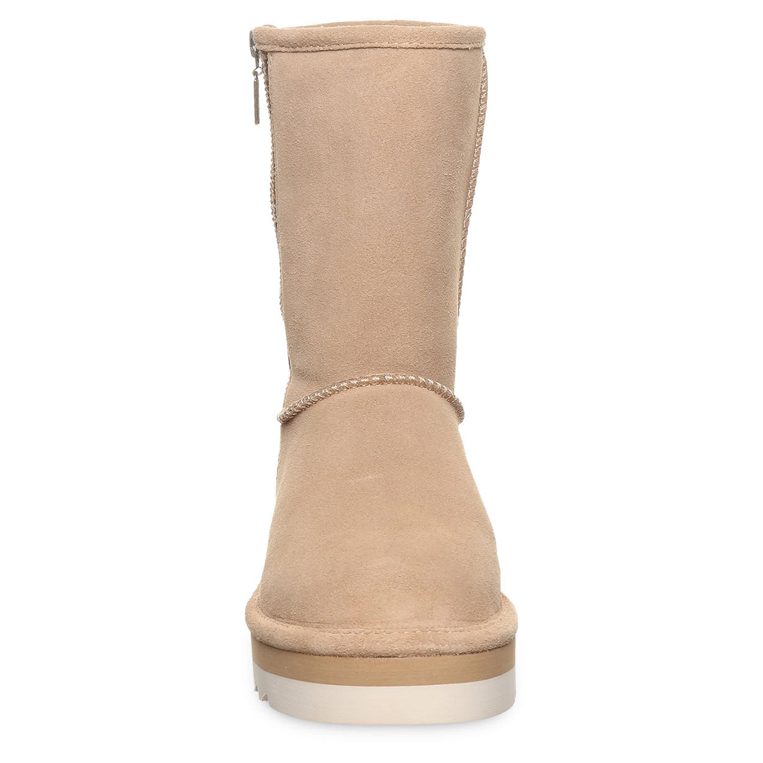 BEARPAW-WOMENS KIMIA FAUX FUR BOOT-FRAPPE & 