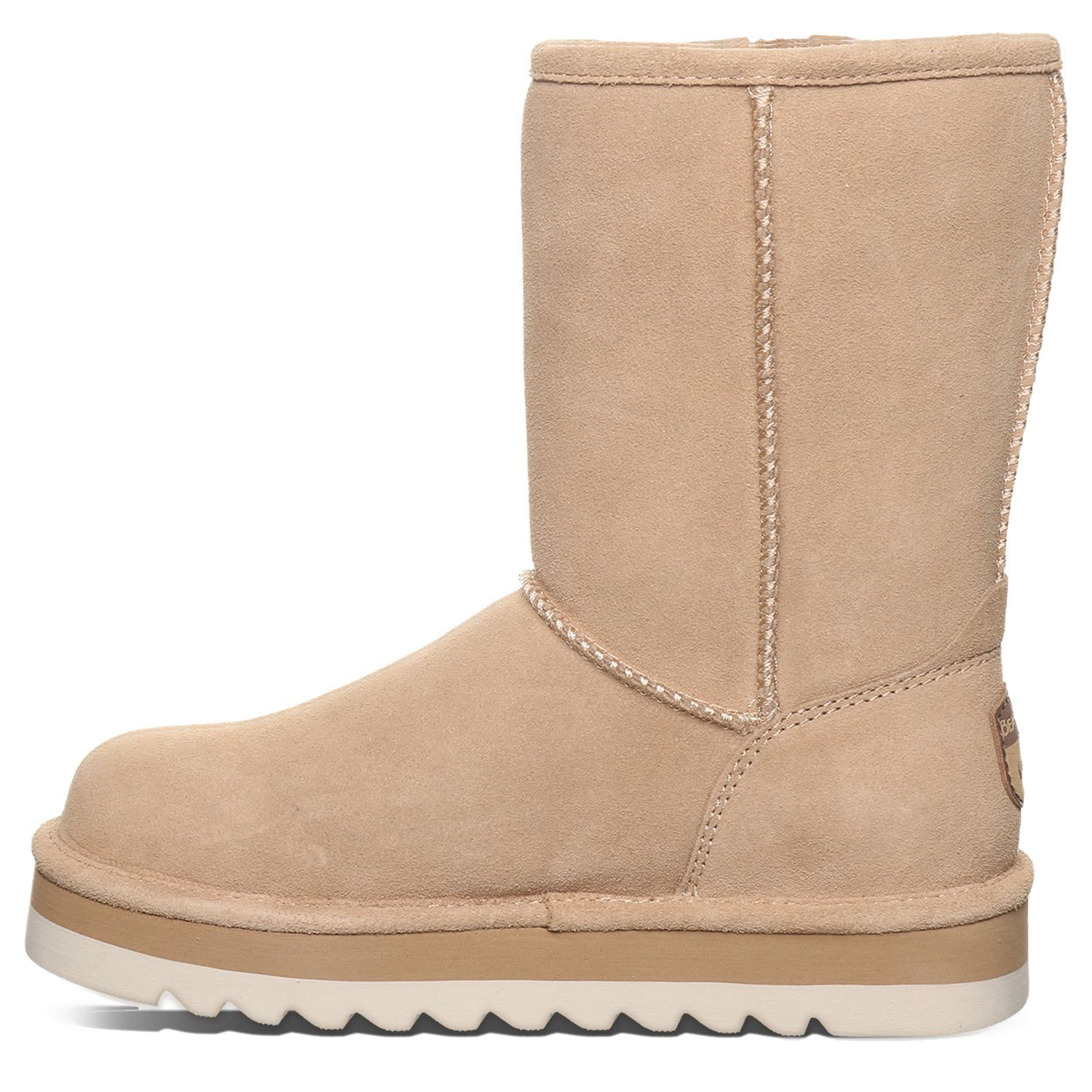 BEARPAW-WOMENS KIMIA FAUX FUR BOOT-FRAPPE & 