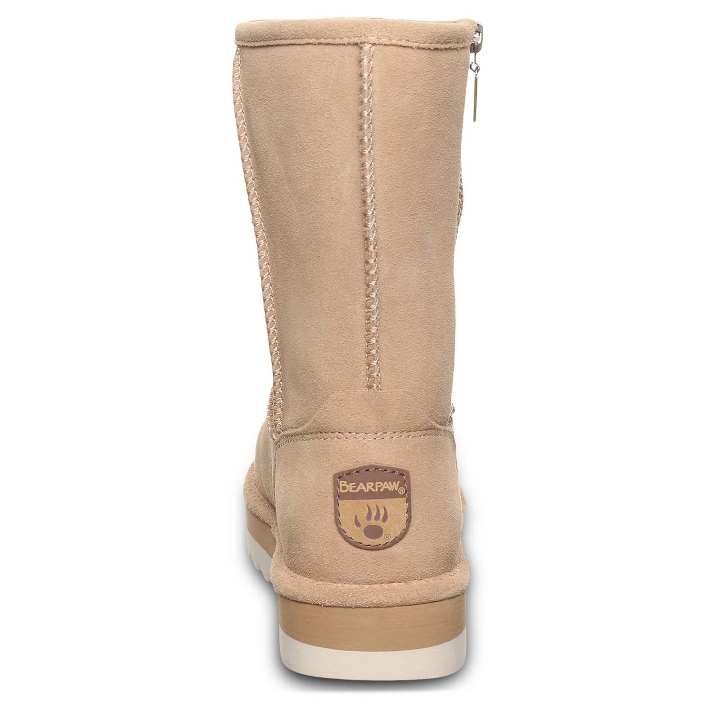 BEARPAW-WOMENS KIMIA FAUX FUR BOOT-FRAPPE & 
