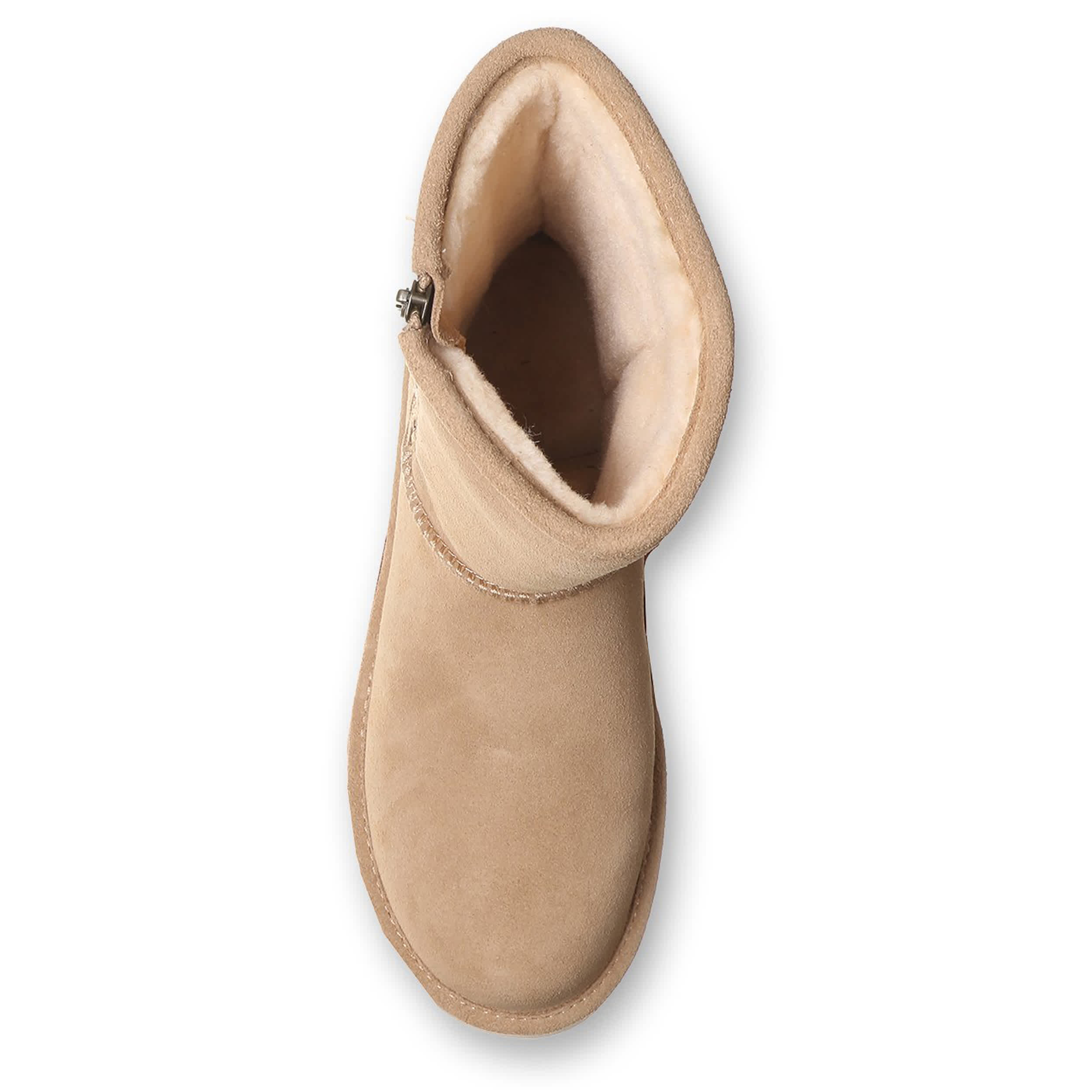BEARPAW-WOMENS KIMIA FAUX FUR BOOT-FRAPPE & 