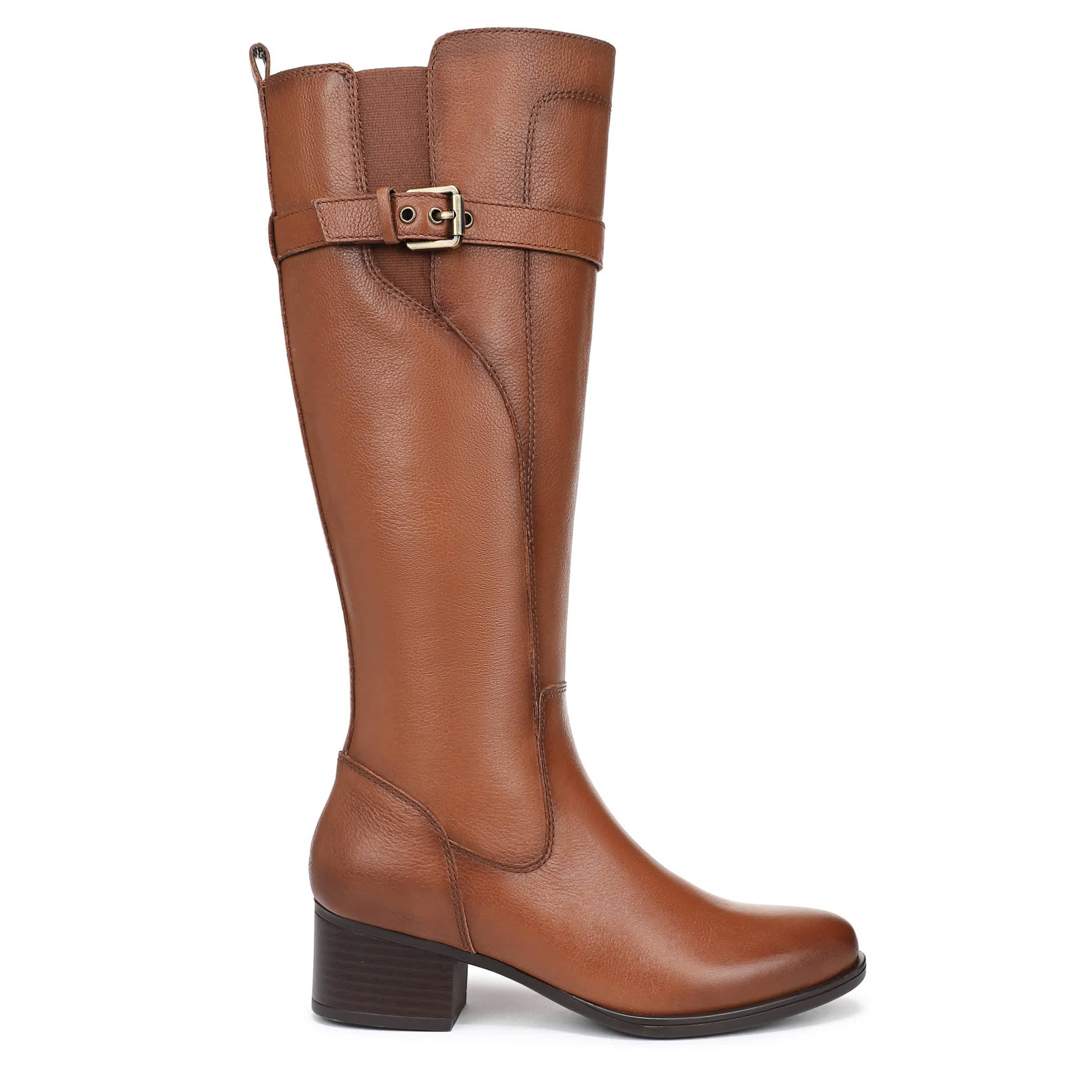 NATURALIZER-WOMENS KENNA TALL BOOT-DARK TAN & 