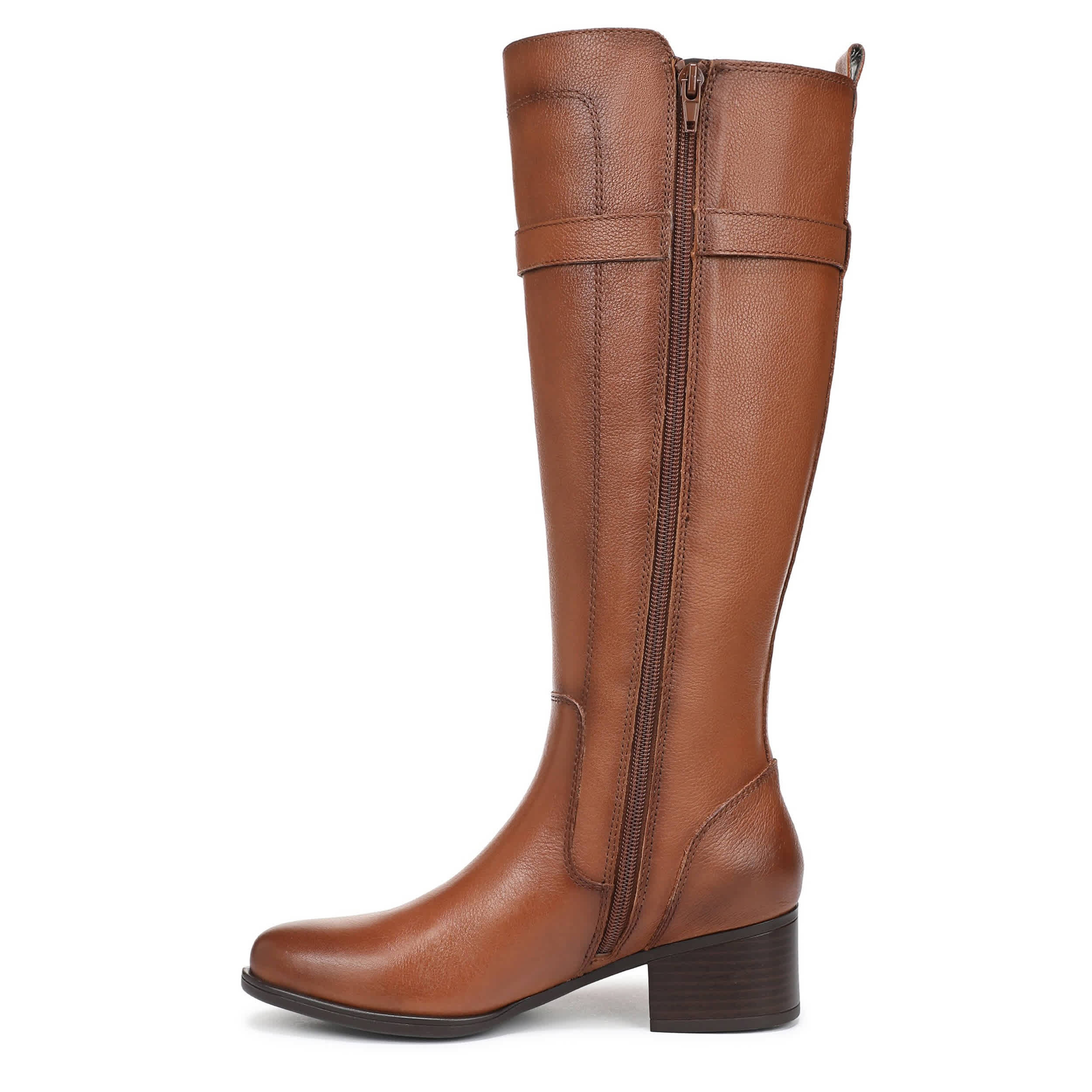 NATURALIZER-WOMENS KENNA TALL BOOT-DARK TAN & 
