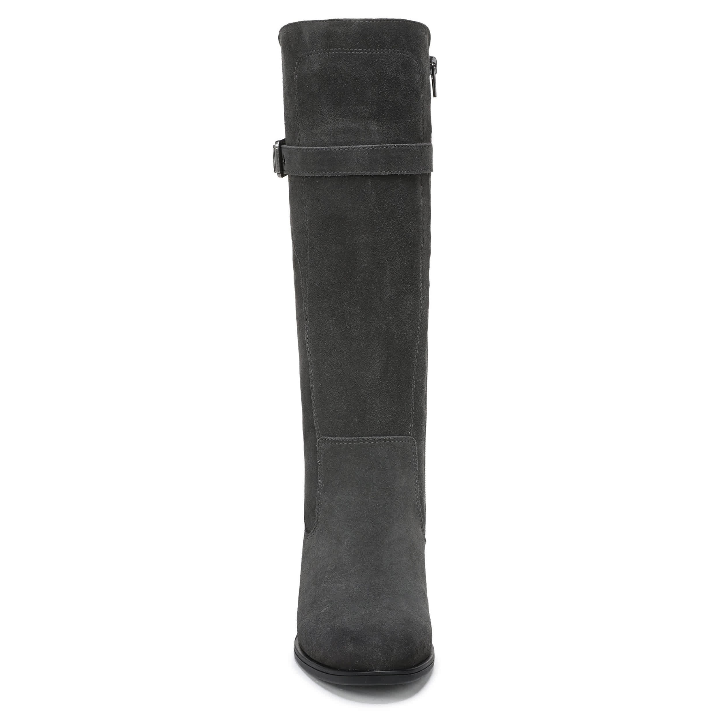 NATURALIZER-WOMENS KENNA TALL BOOT-DARK GREY & 