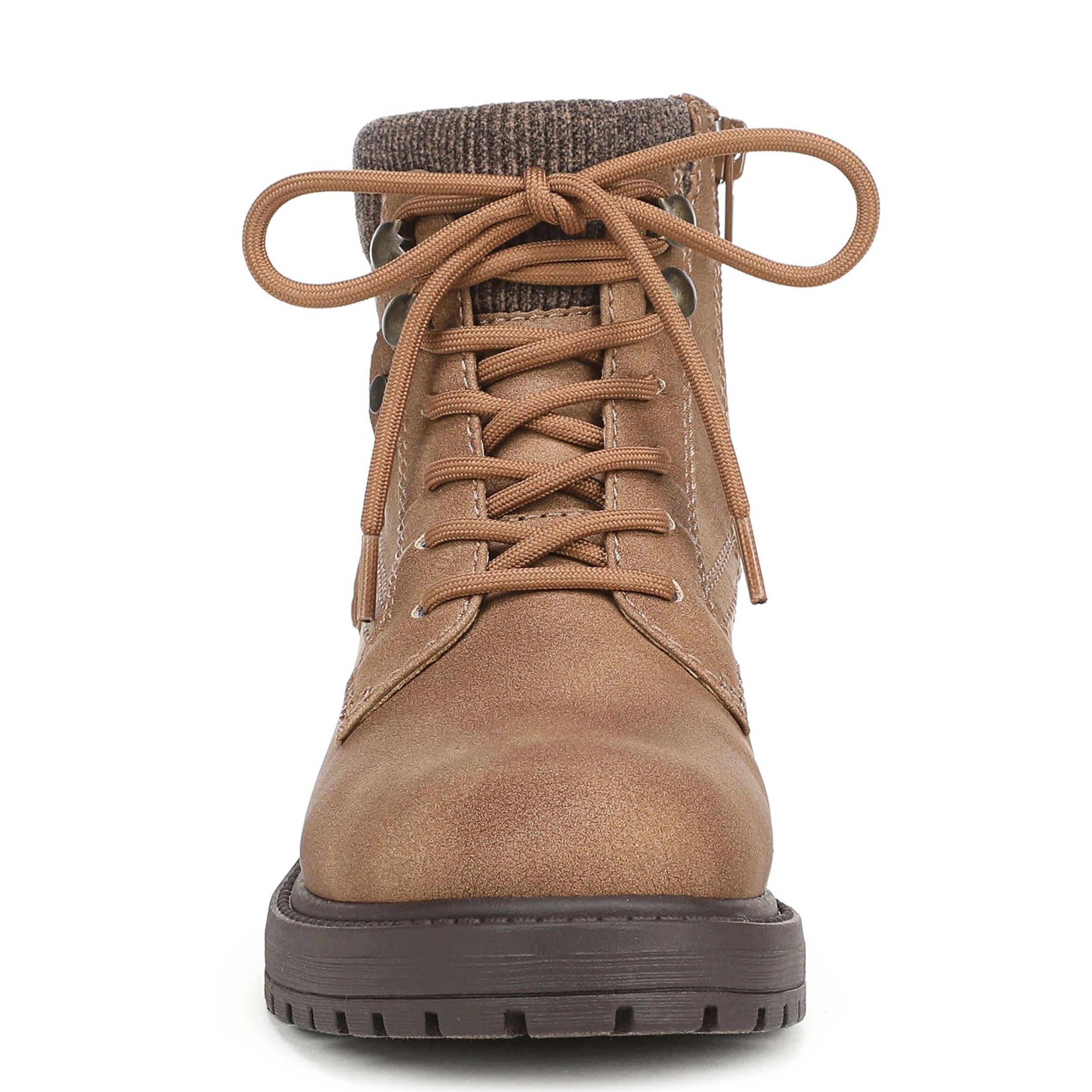BLOWFISH MALIBU-WOMENS ASTOR LACE BOOTE-TAN & 