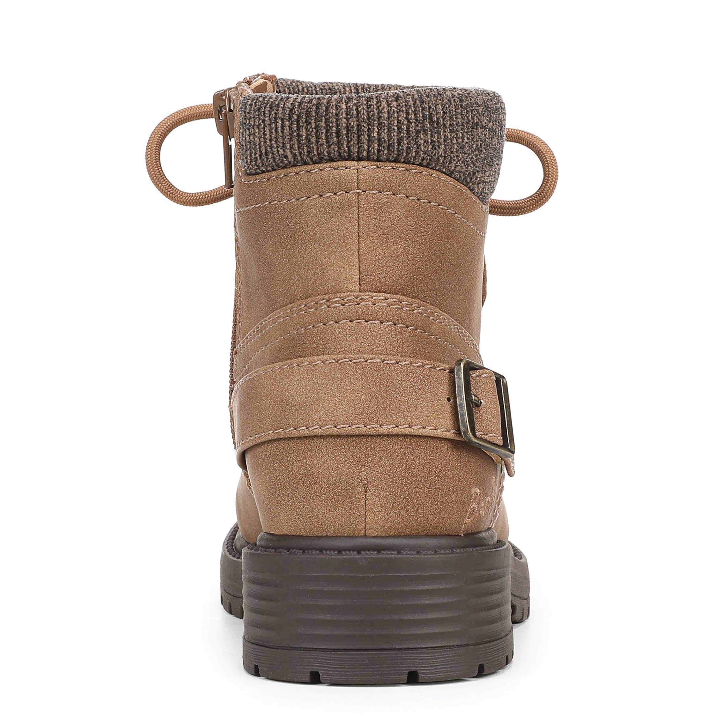 BLOWFISH MALIBU-WOMENS ASTOR LACE BOOTE-TAN & 