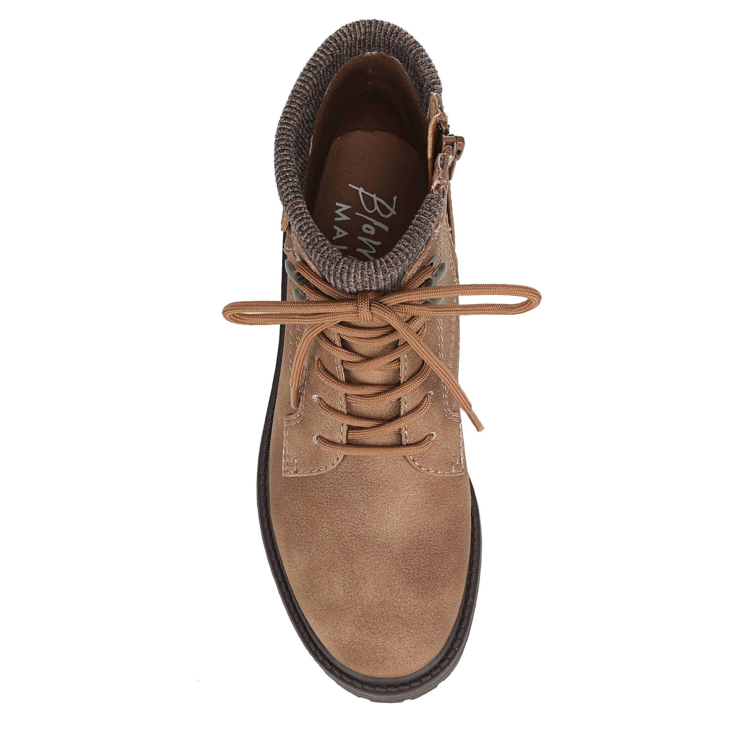 BLOWFISH MALIBU-WOMENS ASTOR LACE BOOTE-TAN & 