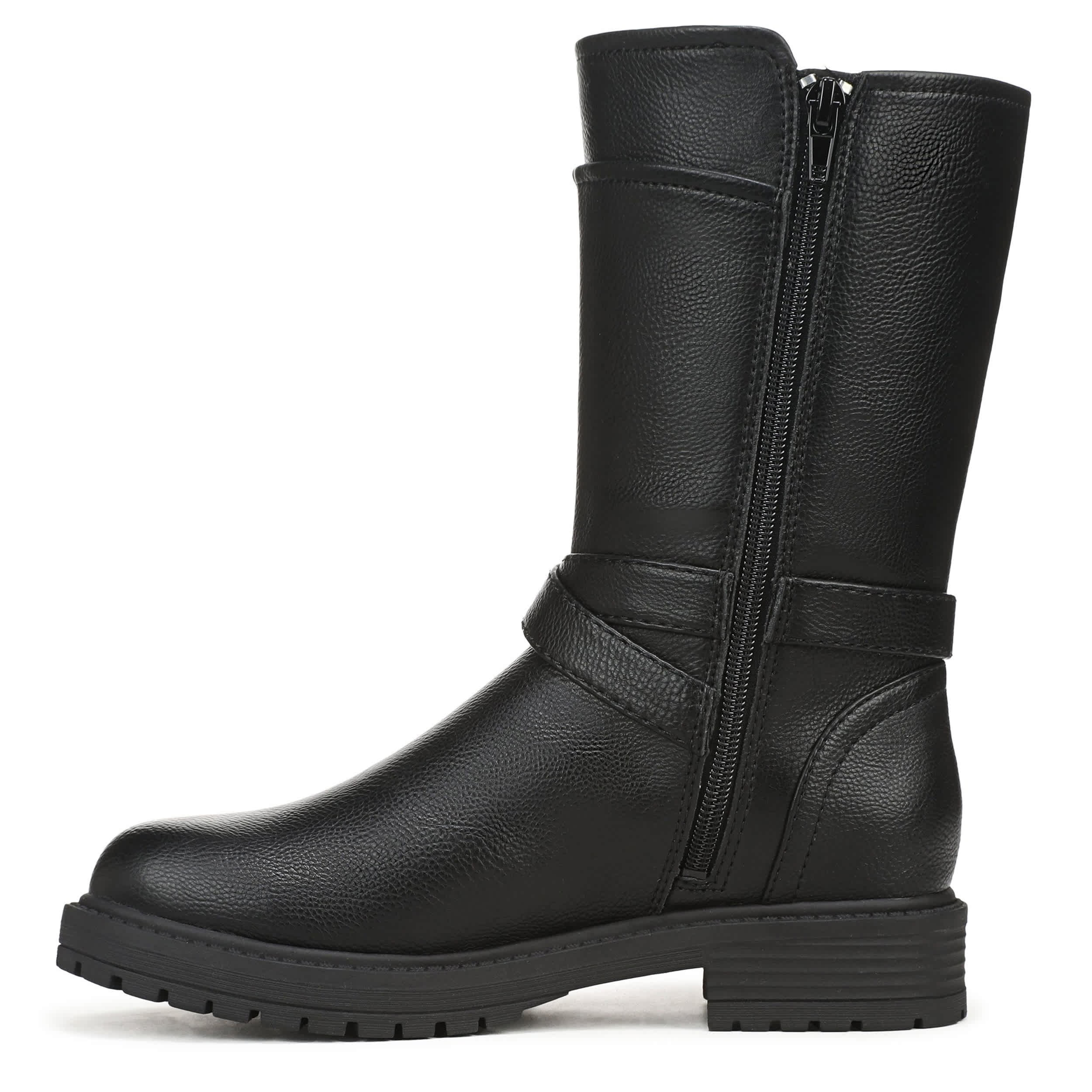BLOWFISH MALIBU-WOMENS ALBERTA MOTO BOOT-BLACK & 