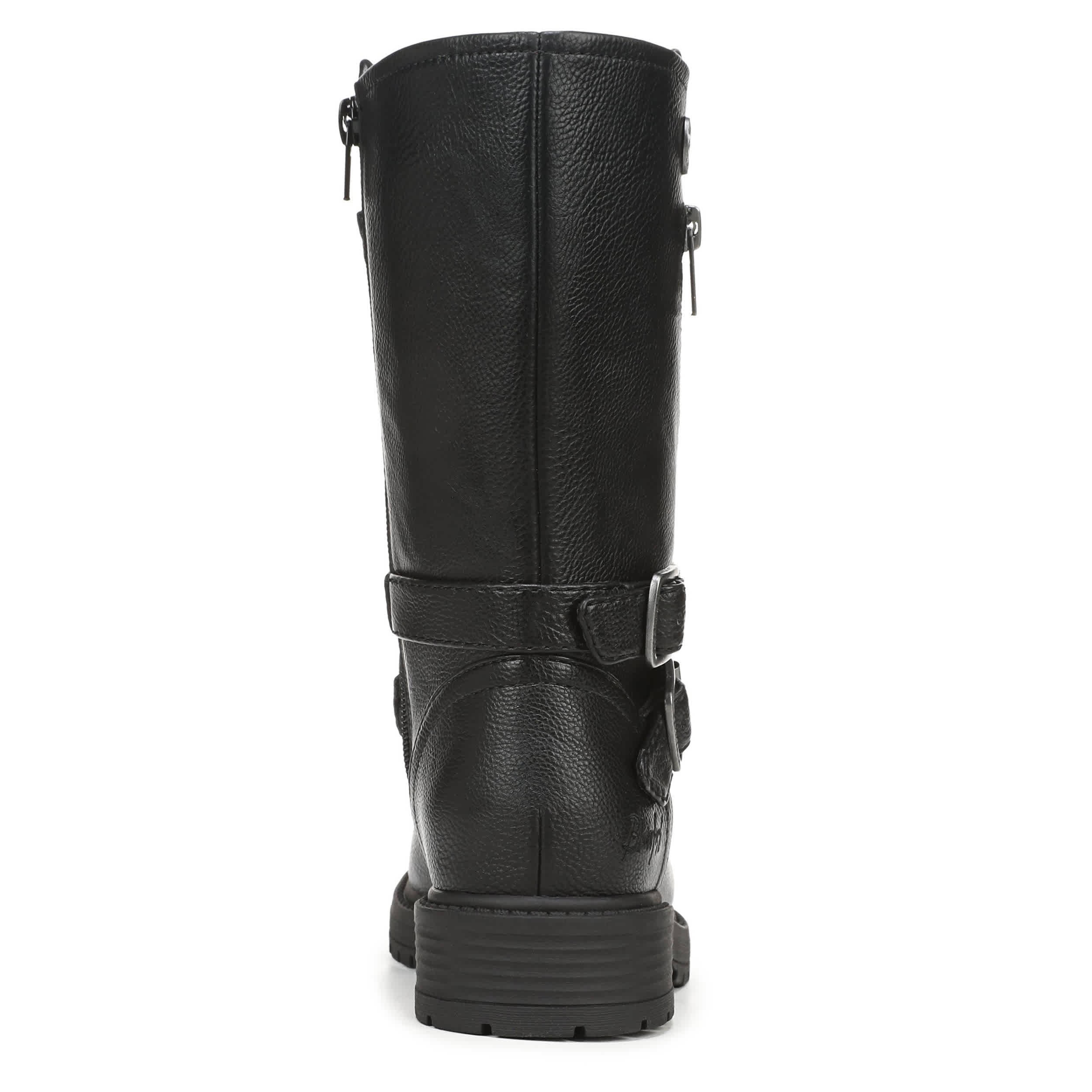 BLOWFISH MALIBU-WOMENS ALBERTA MOTO BOOT-BLACK & 