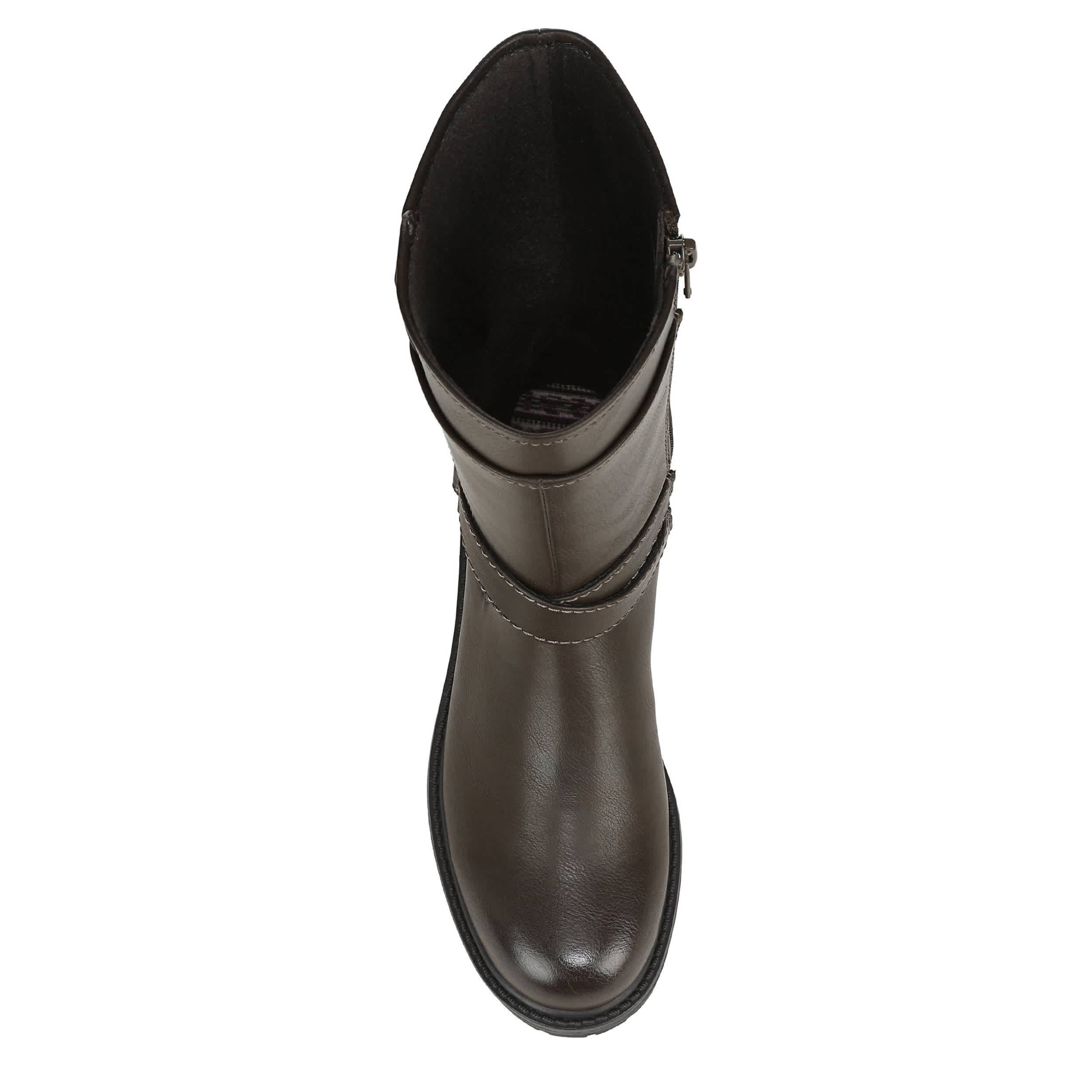 BLOWFISH MALIBU-WOMENS ALBERTA MOTO BOOT-DARK BROWN & 
