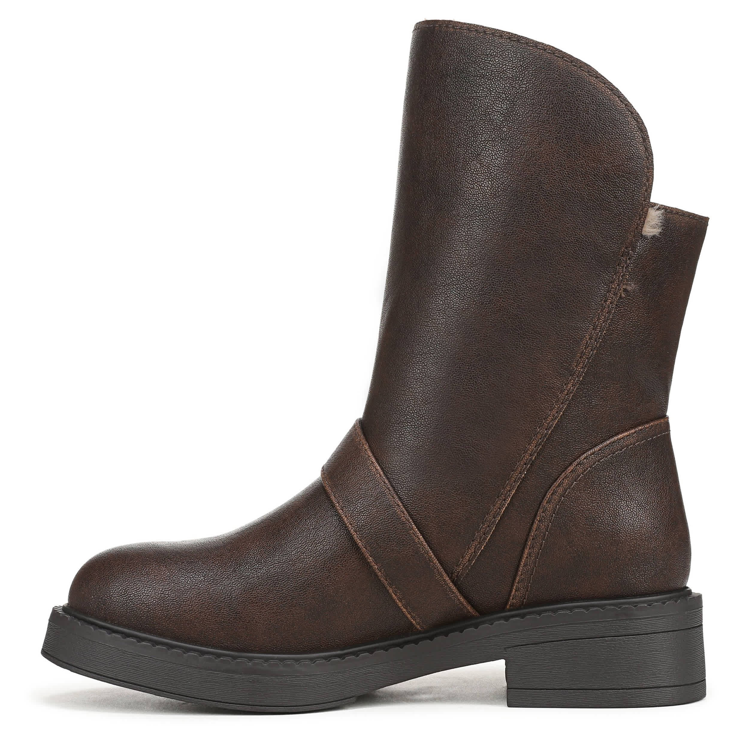 BLOWFISH MALIBU-WOMENS VENICE COZY BUCKLE BOOT-BROWN & 