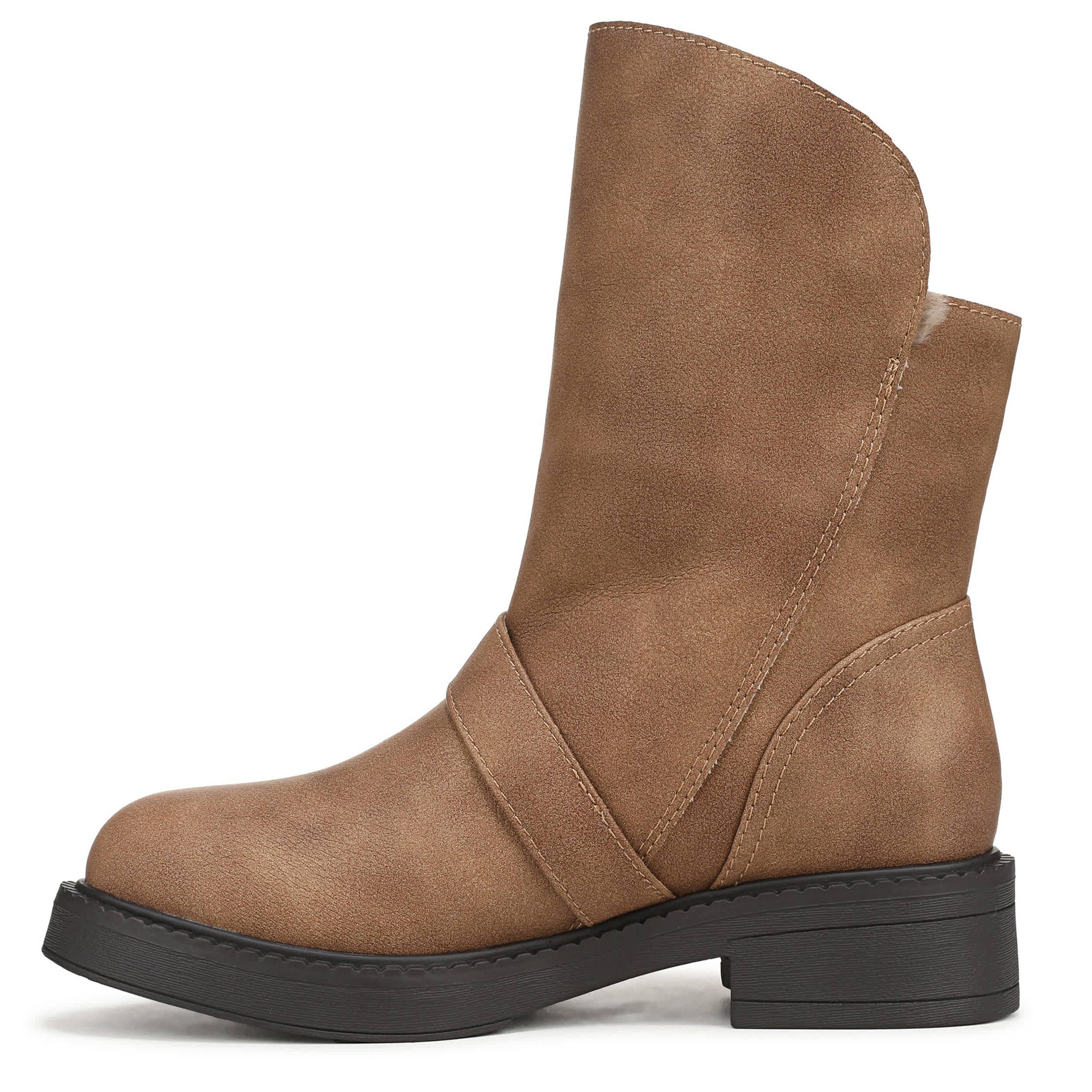 BLOWFISH MALIBU-WOMENS VENICE COZY BUCKLE BOOT-TAN & 