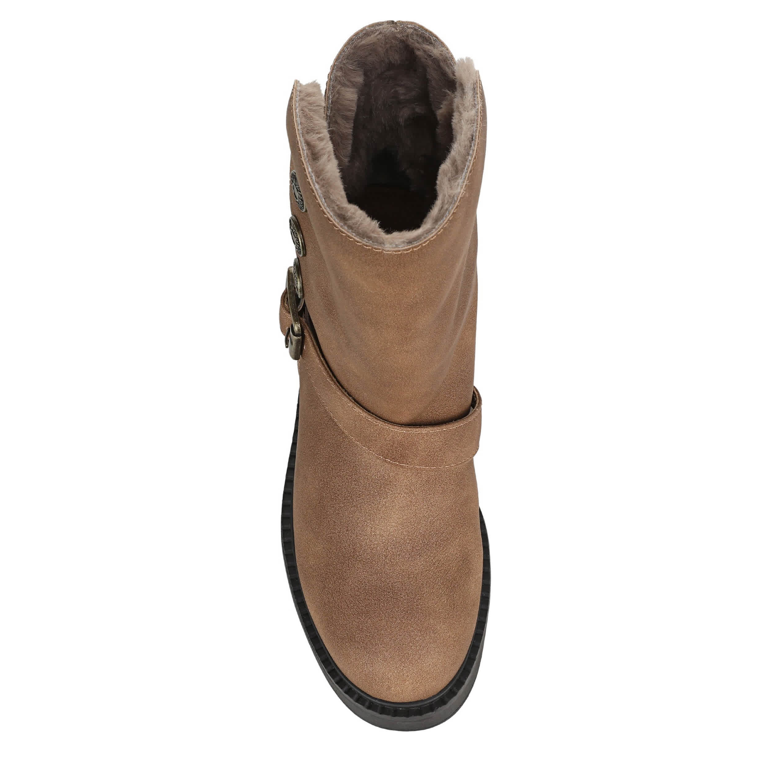 BLOWFISH MALIBU-WOMENS VENICE COZY BUCKLE BOOT-TAN & 