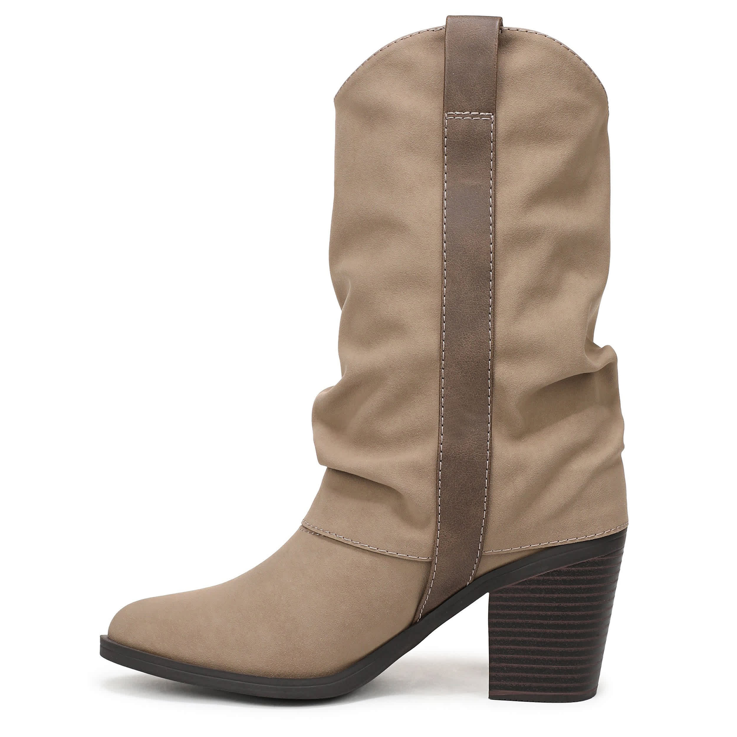 BLOWFISH MALIBU-WOMENS CARTER WESTERN BOOT-TAUPE & 