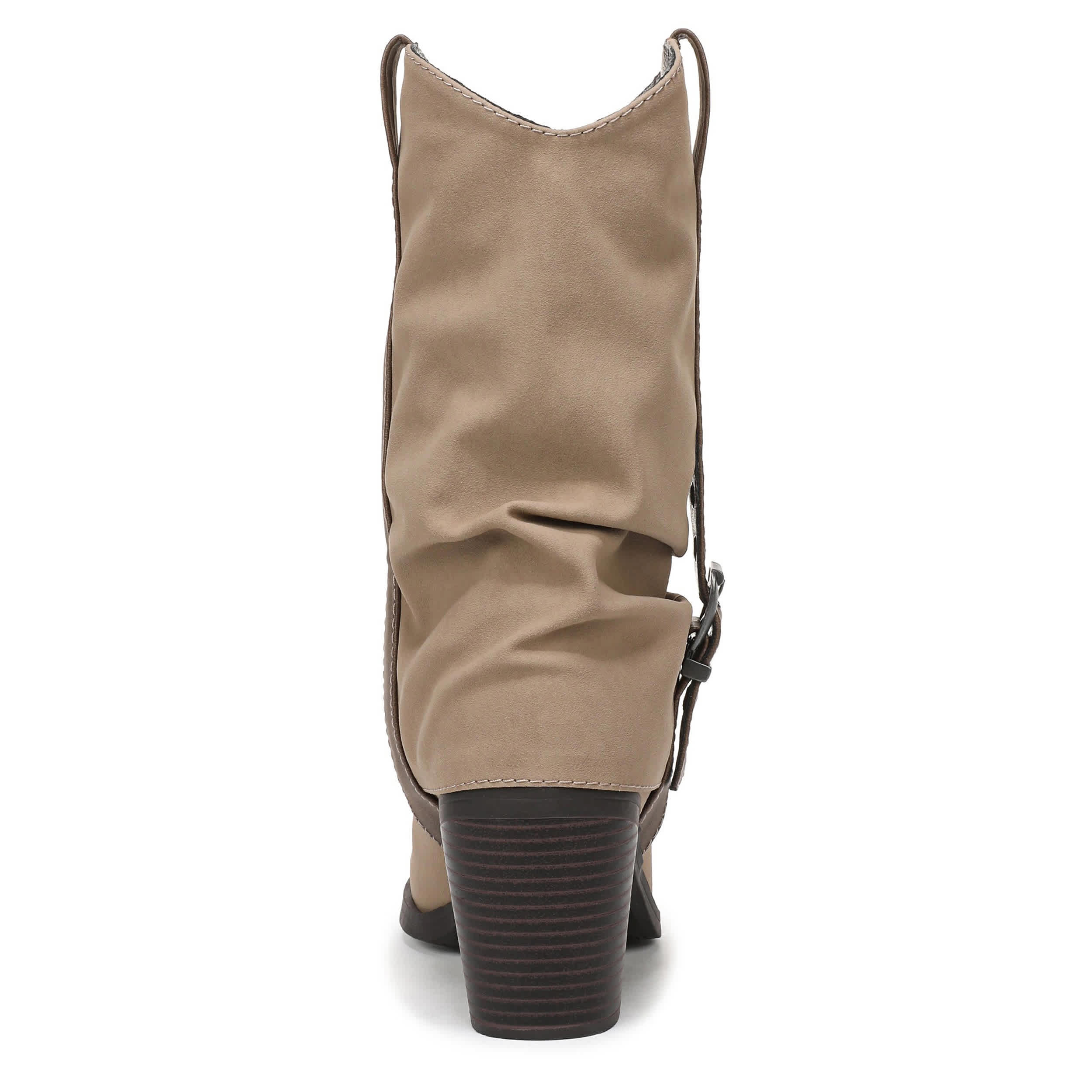 BLOWFISH MALIBU-WOMENS CARTER WESTERN BOOT-TAUPE & 