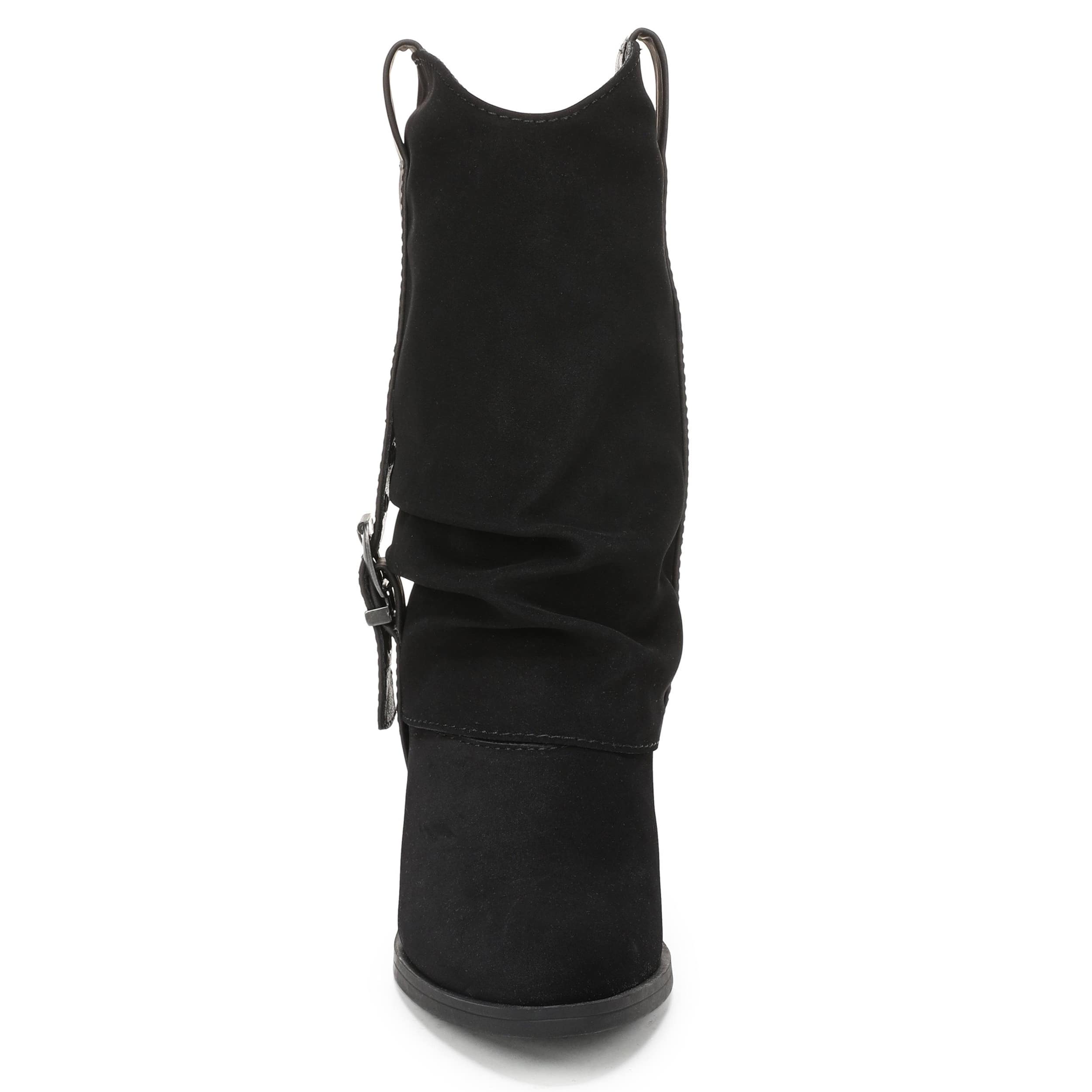 BLOWFISH MALIBU-WOMENS CARTER WESTERN BOOT-BLACK & 