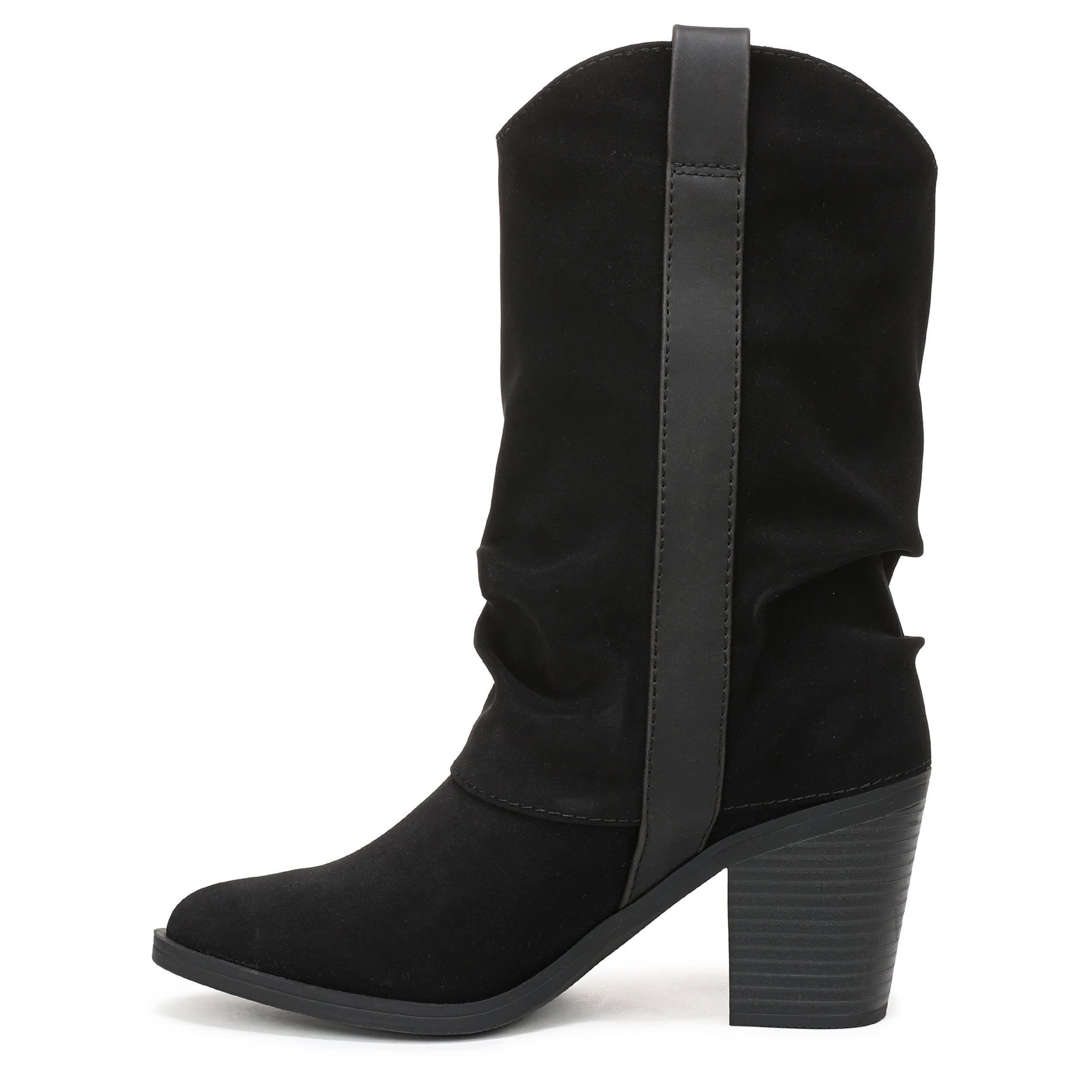 BLOWFISH MALIBU-WOMENS CARTER WESTERN BOOT-BLACK & 